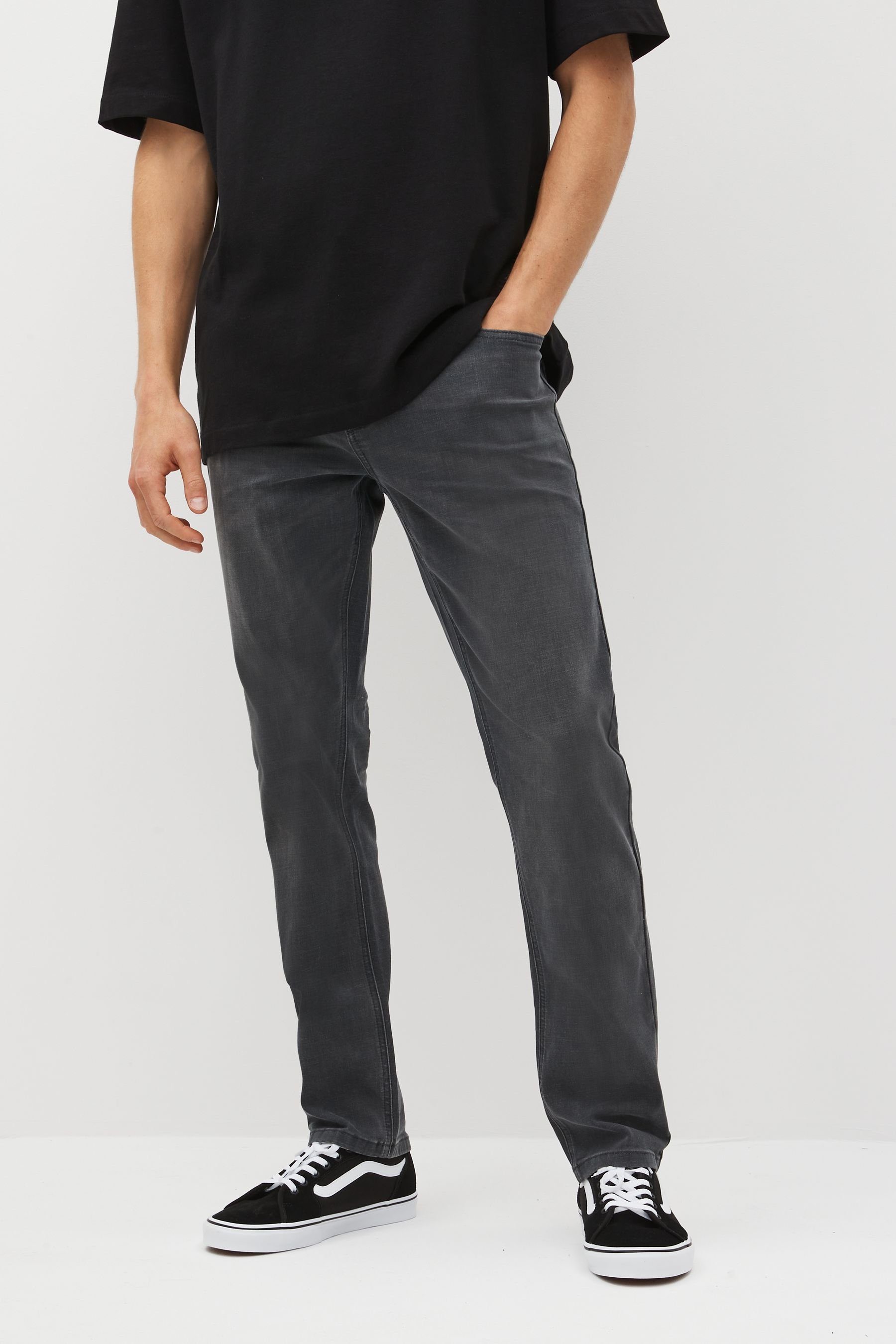 Vintage Grey Slim-fit-Jeans Next - Motionflex Jeans (1-tlg) Slim