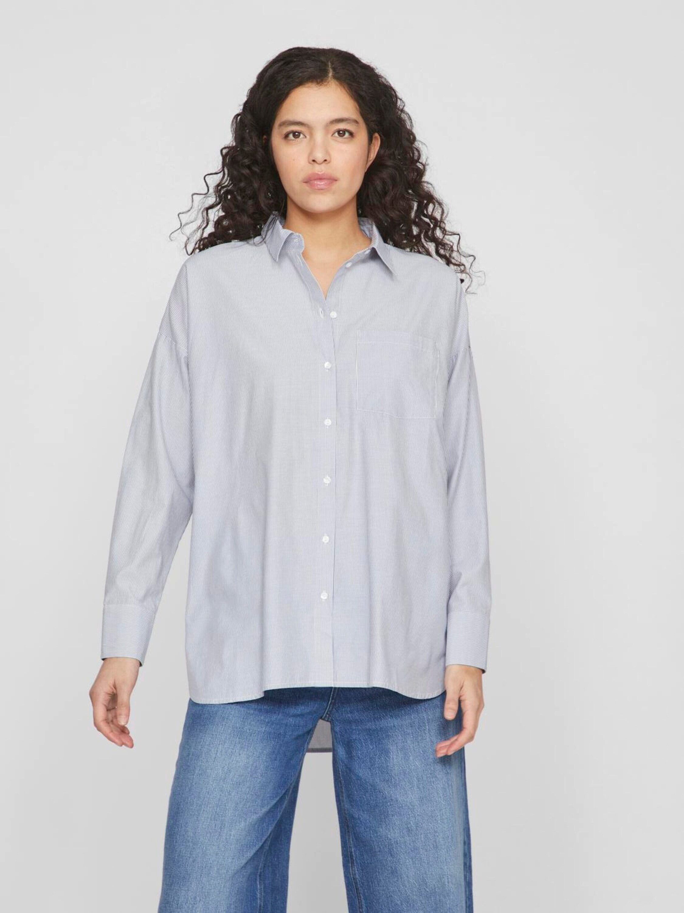 Vila Funktionsbluse VIDarma (1-tlg) Falten