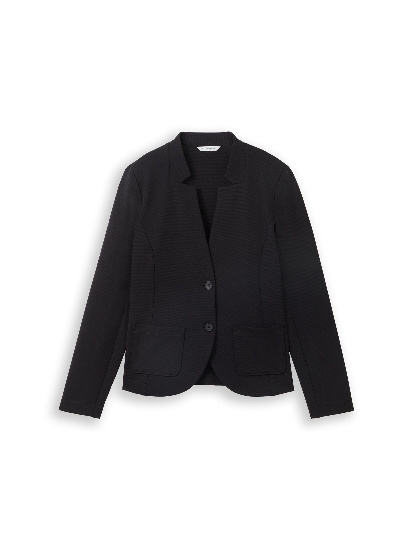 TOM TAILOR Jackenblazer Blazer Slim Fit Blazer mit Ottoman Struktur – Bild 2 von 5
