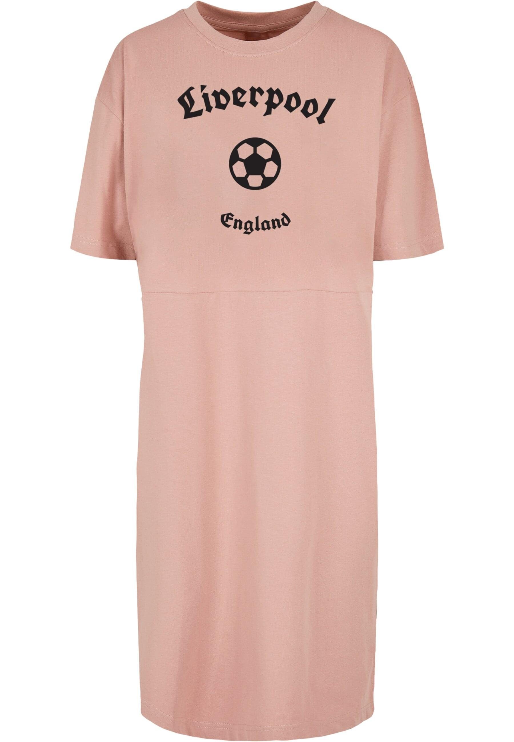 Merchcode Stillkleid Damen Ladies Liverpool Organic Oversized Slit Tee  Dress (1-tlg)