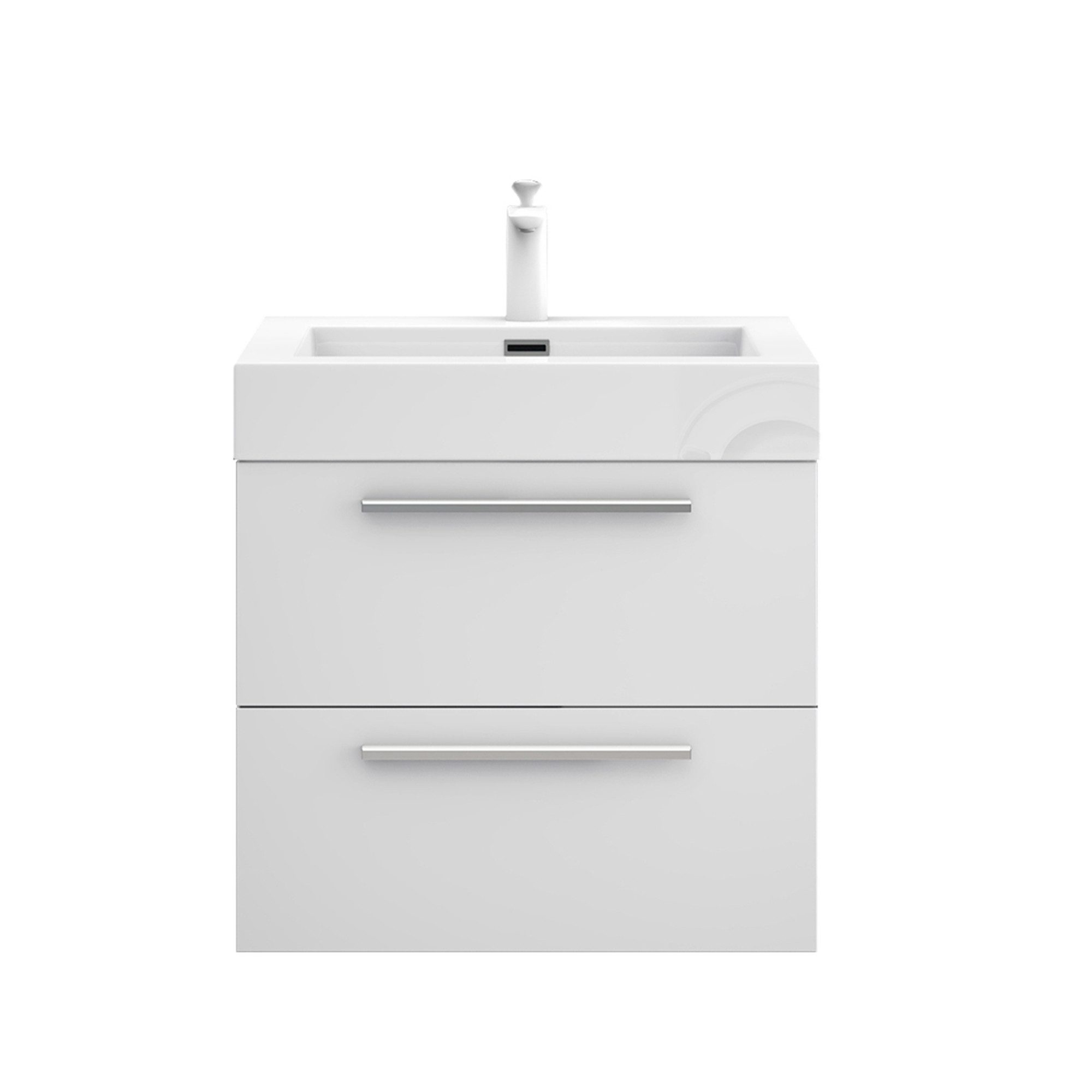 doporro Badezimmer-Set Badmöbel-Set Quadratto Waschbeckenunterschrank Wasch günstig online kaufen