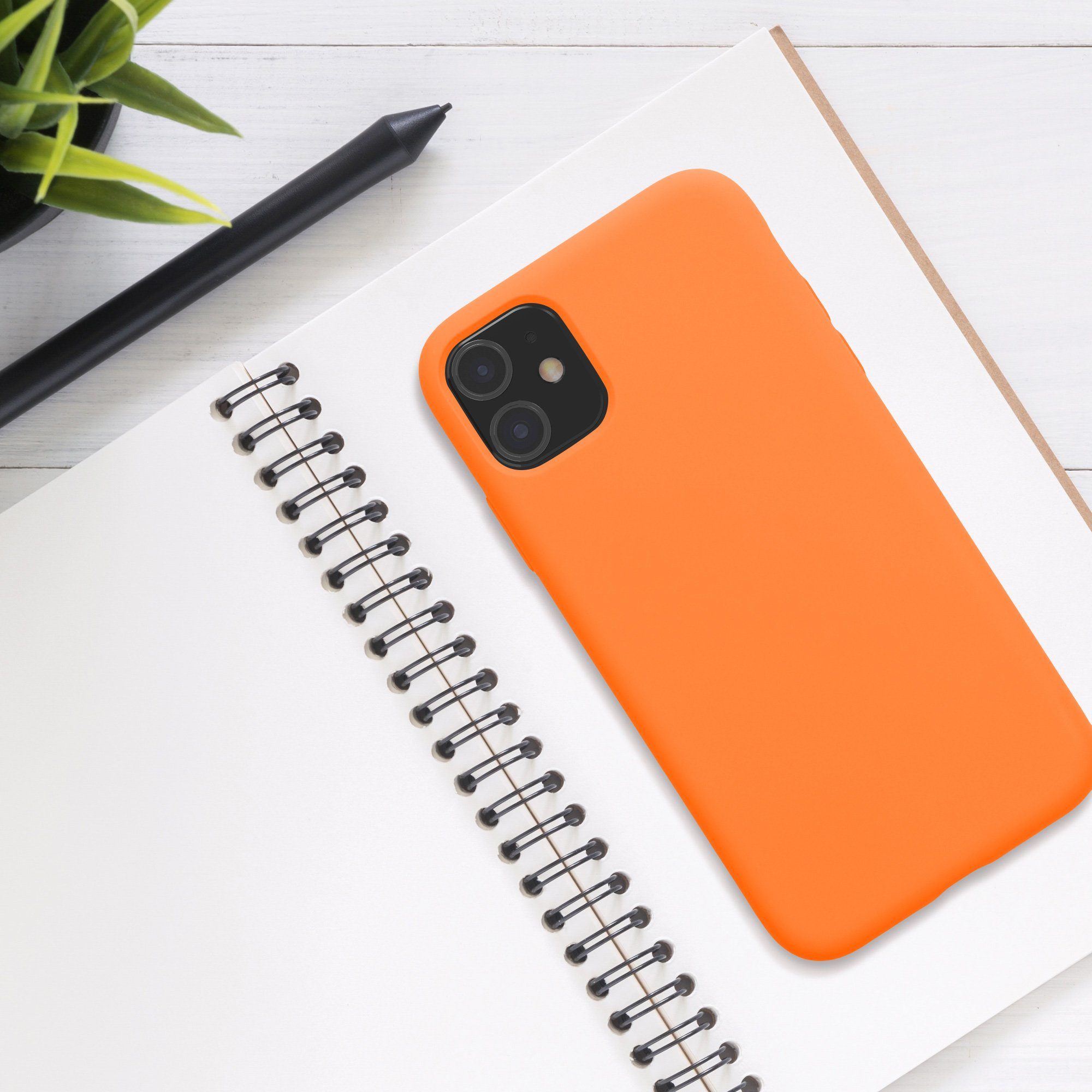 kwmobile Handyhülle Slim Case für Apple iPhone 11, Hülle Silikon Handy - Handyhülle gummiert