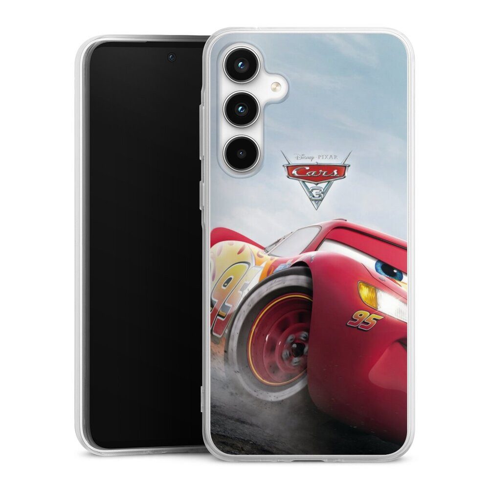 DeinDesign Handyhülle Lightning Mcqueen 95 Offizielles Lizenzprodukt Cars, Samsung Galaxy A35 5G Silikon Hülle Bumper Case Handy Schutzhülle