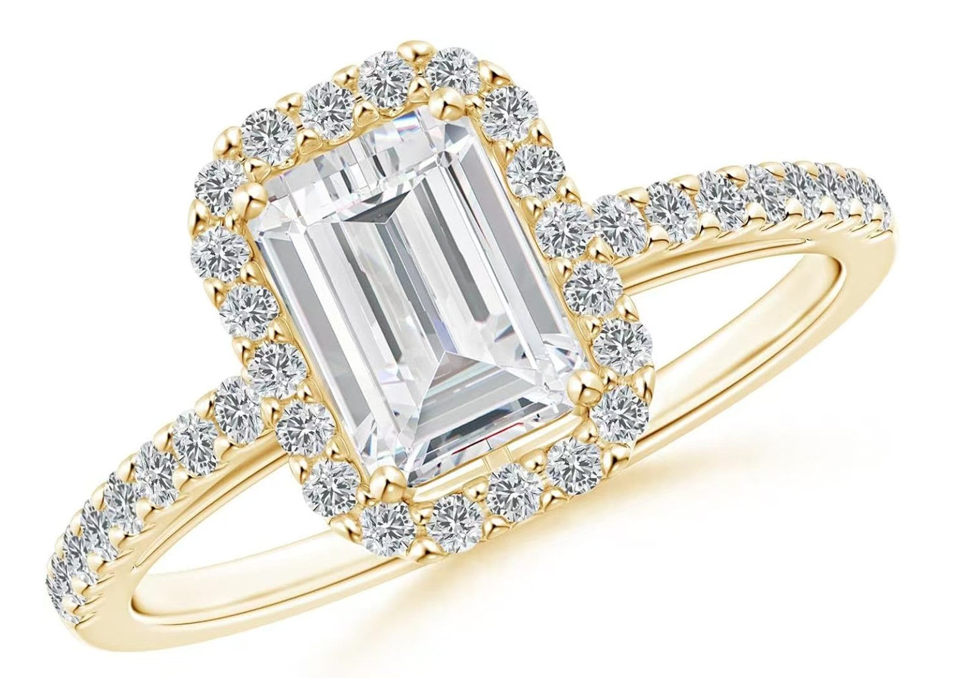 Jumpeak Trauring Lab grown diamant ring,1.5ct,D,VS1,2EX, Ring frauen, Eheringe, Liebesgeschenke für sie, Geschenke für Damen, Verlobungsgeschenke