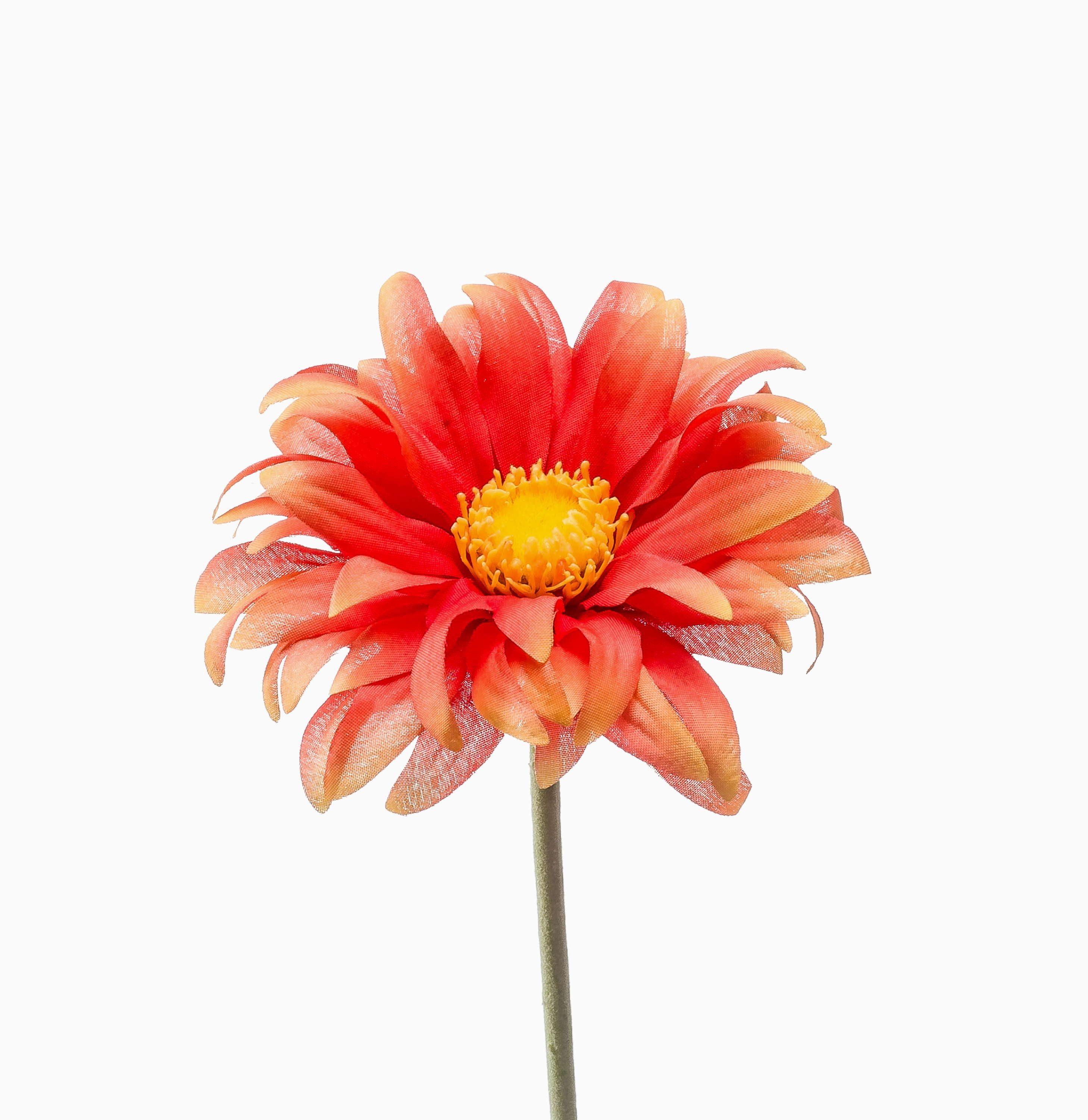 Kunstblume Gerbera BILFON, orange, 50cm Gerbera, artplants, Höhe 50.0 cm