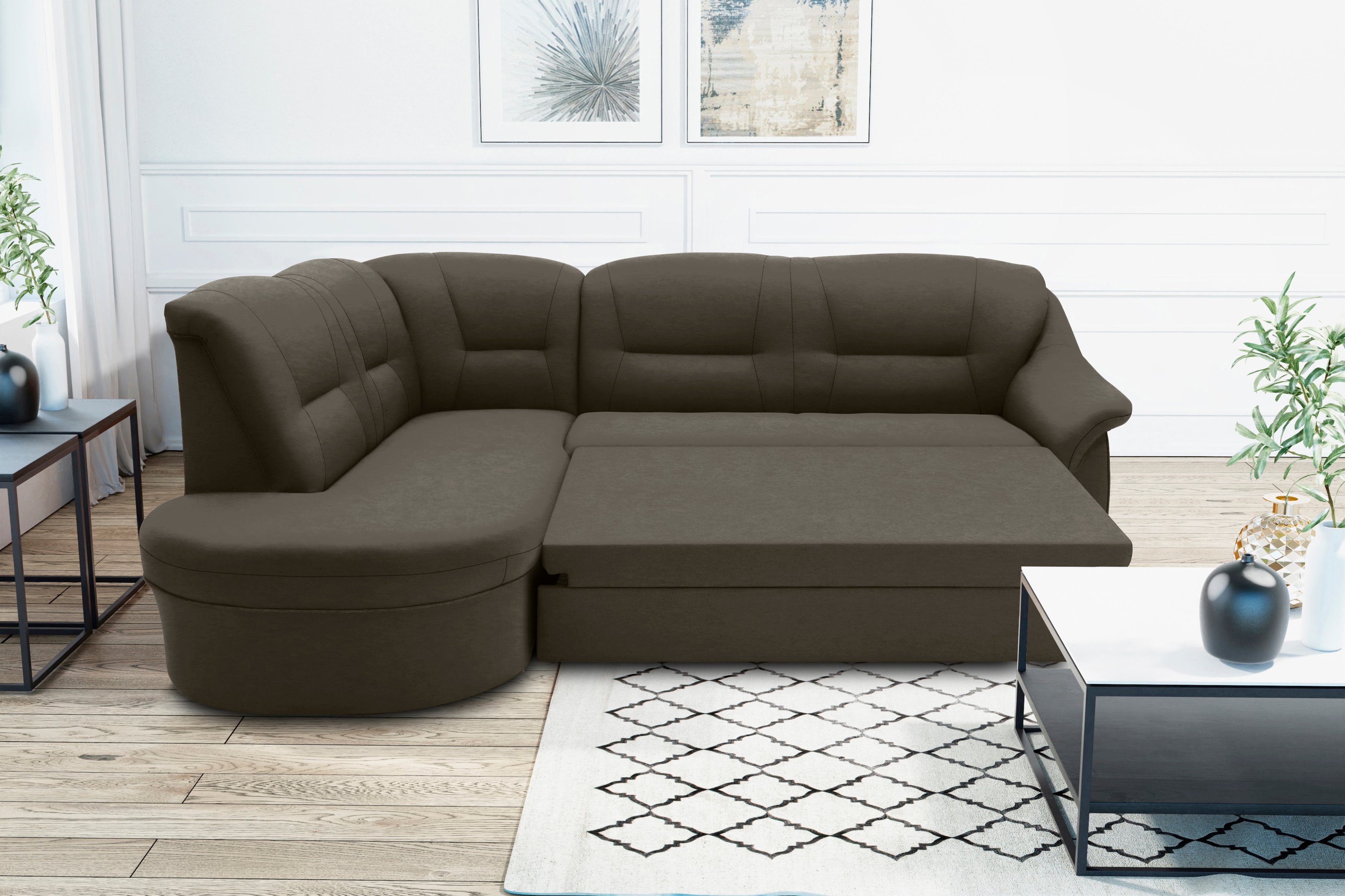 DOMO collection Ecksofa Faenza für kleine günstig online kaufen