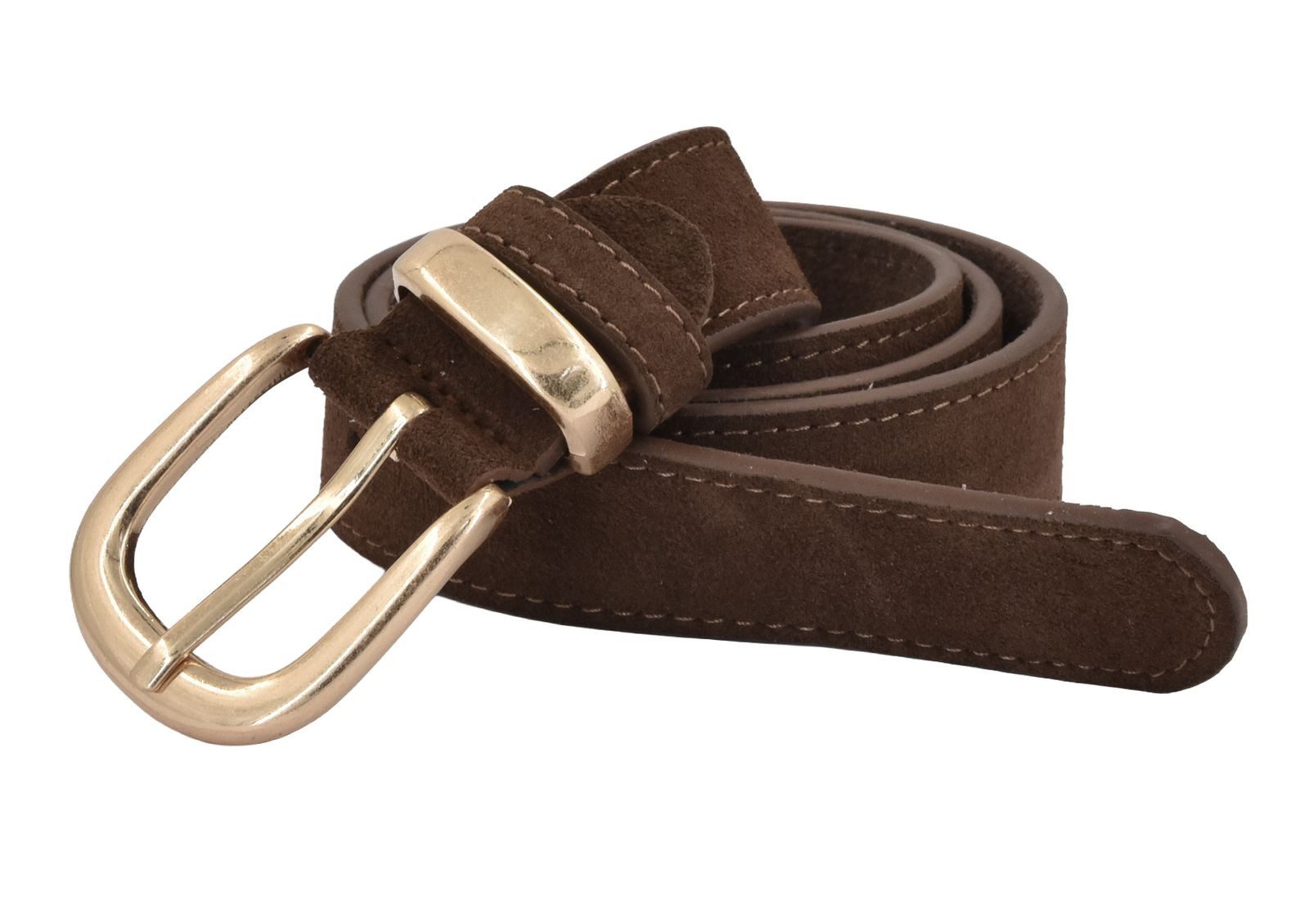 styleBREAKER Ledergürtel Echtleder Gürtel Velours (1-St)
