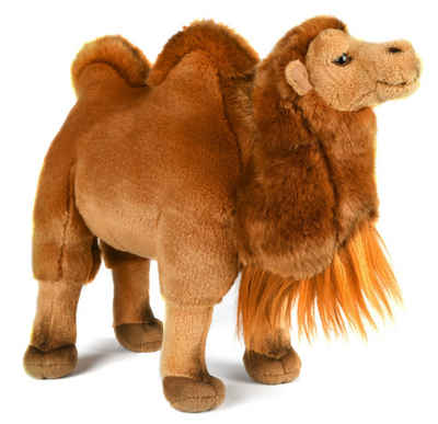 Uni-Toys Kuscheltier Kamel, stehend - 25 cm (Höhe) - Plüsch-Kamel, Trampeltier - Plüschtier, zu 100 % recyceltes Füllmaterial