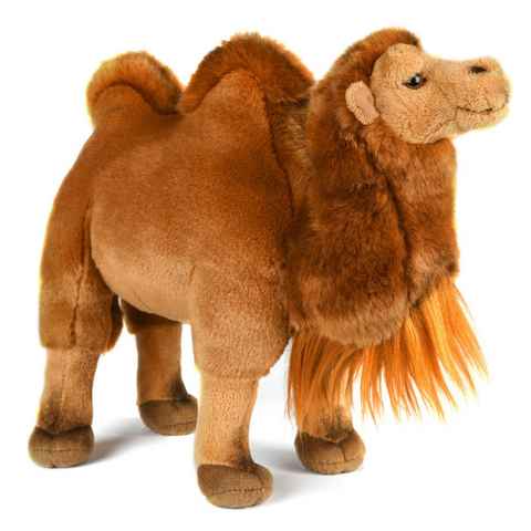 Uni-Toys Kuscheltier Kamel, stehend - 25 cm (Höhe) - Plüsch-Kamel, Trampeltier - Plüschtier, zu 100 % recyceltes Füllmaterial