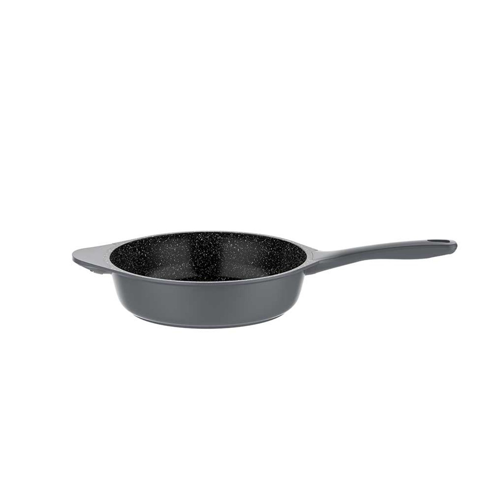 Sautierpfanne Schmorpfanne 28 (1-tlg), Schmorpfanne Neuetischkultur Aluminium Silber,