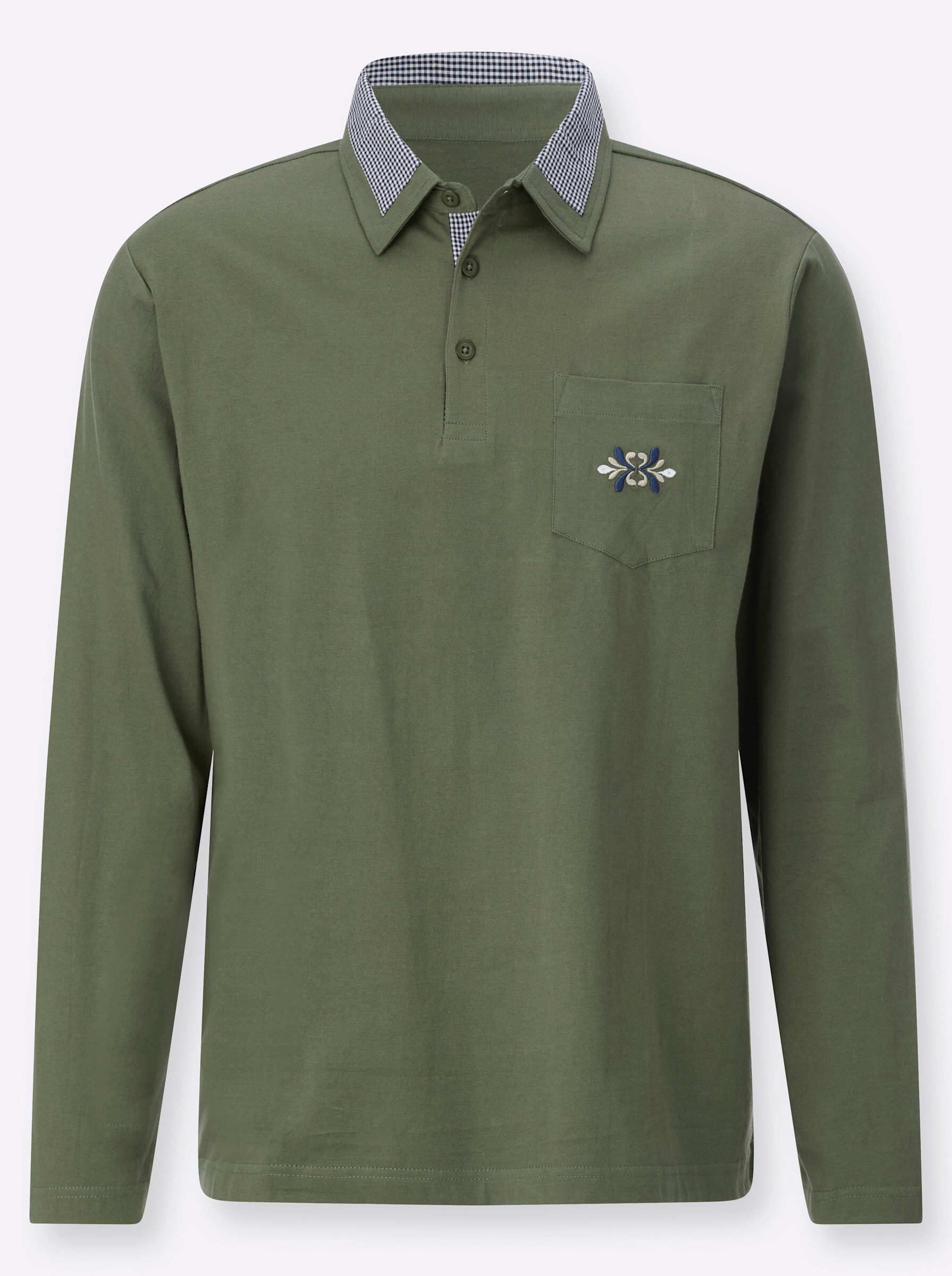 Sieh an! T-Shirt Langarm-Poloshirt Langarm