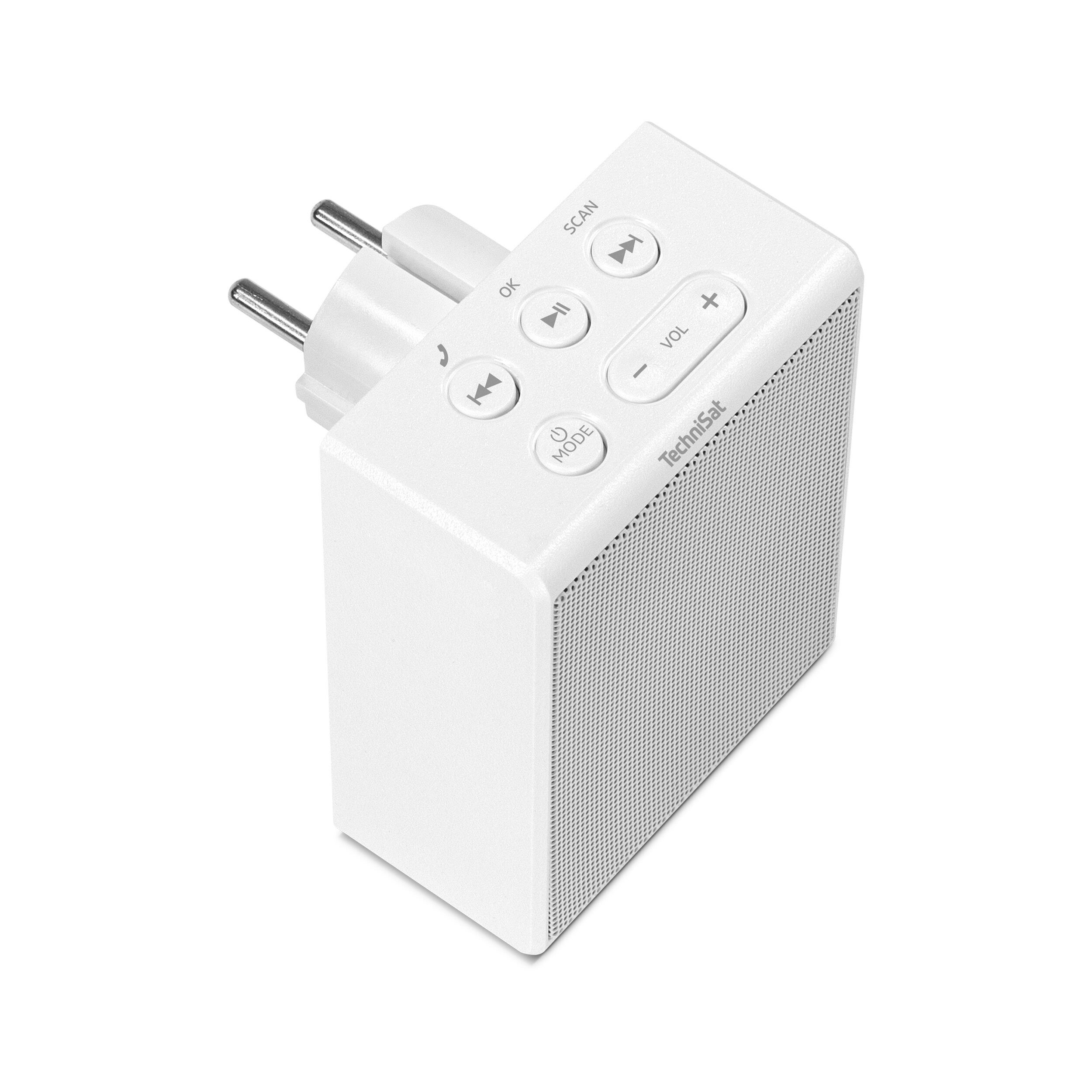 TechniSat VIOLA Steckdosenradio Steckdosen-Radio (FM-Tuner mit RDS, 1.5 W, Steckdosenbetrieb, Bluetooth 5.3, Freisprechfunktion)