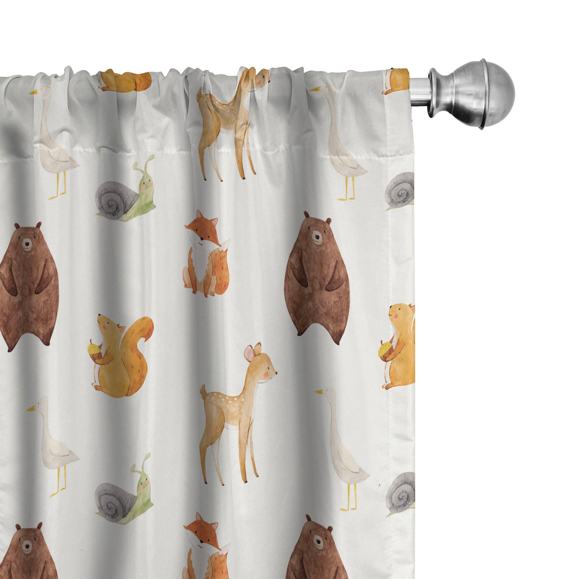 Abakuhaus Gardine Vorhang für Wohnzimmer Schlafzimmer Dekor, Microfaser, Ti günstig online kaufen