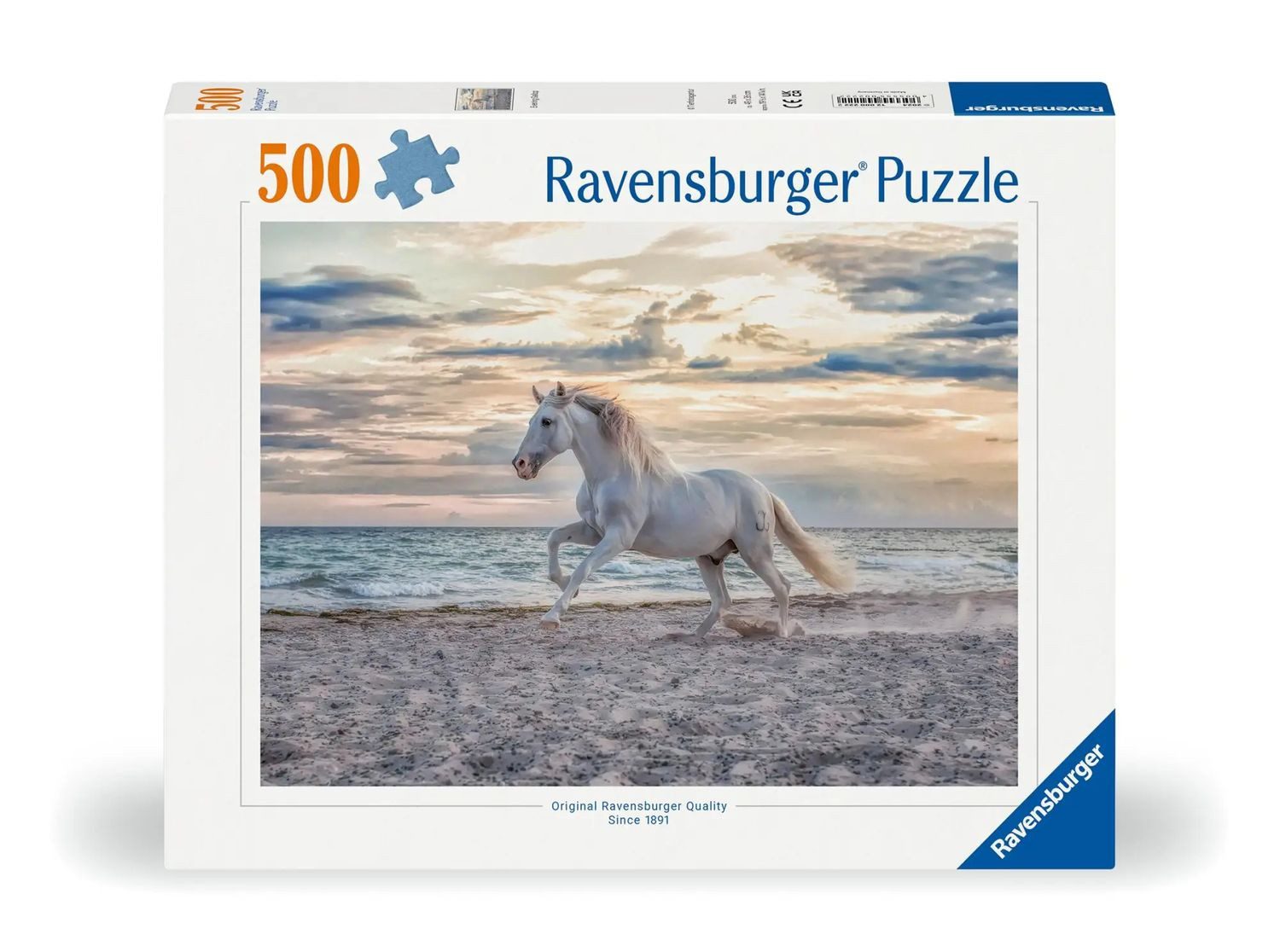 Ravensburger Puzzle Erwachsenenpuzzle 500 Teile - Pferd am Strand, 500 Puzz günstig online kaufen