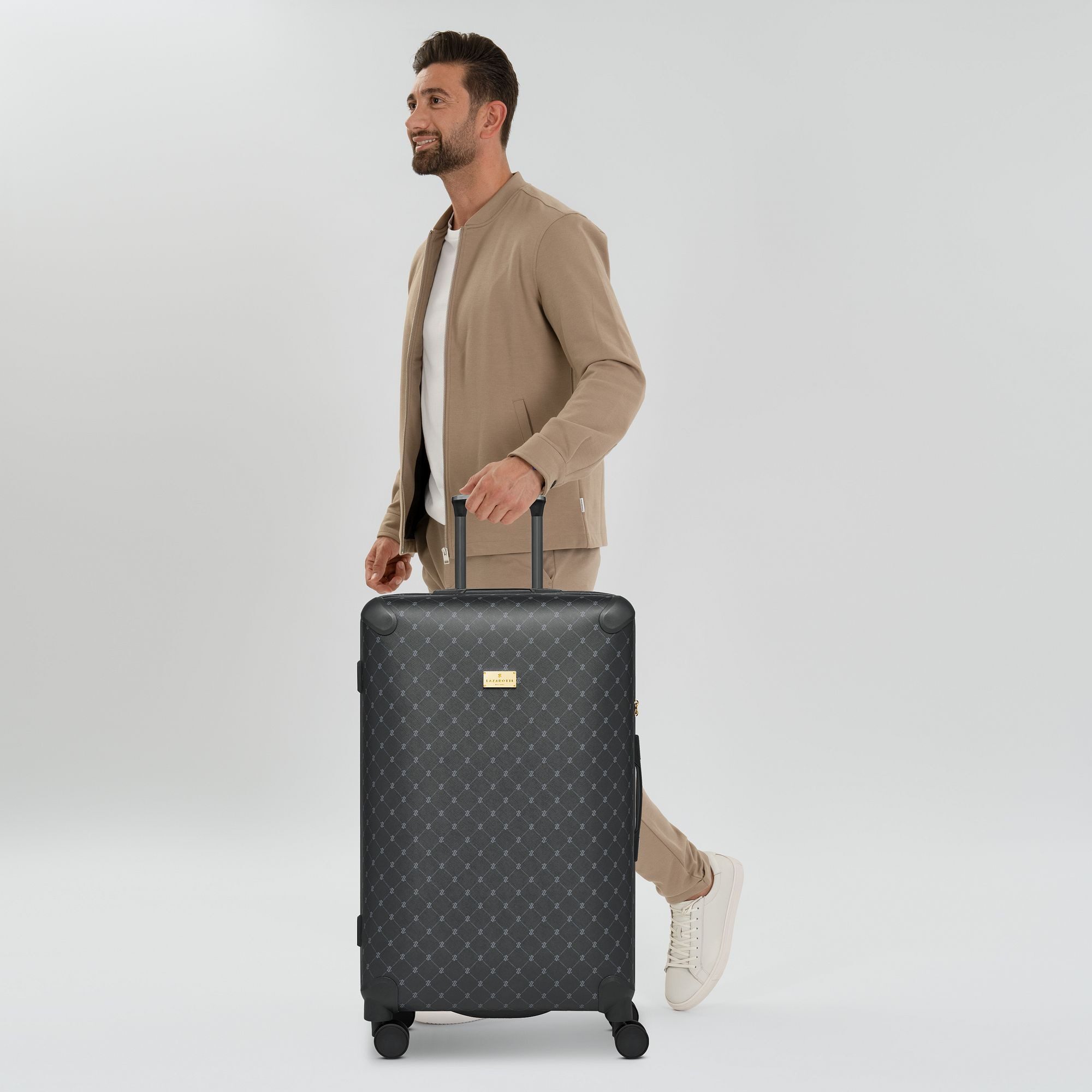 Lazarotti Hartschalen-Trolley Palermo, 4 Rollen, Polypropylen, PVC günstig online kaufen