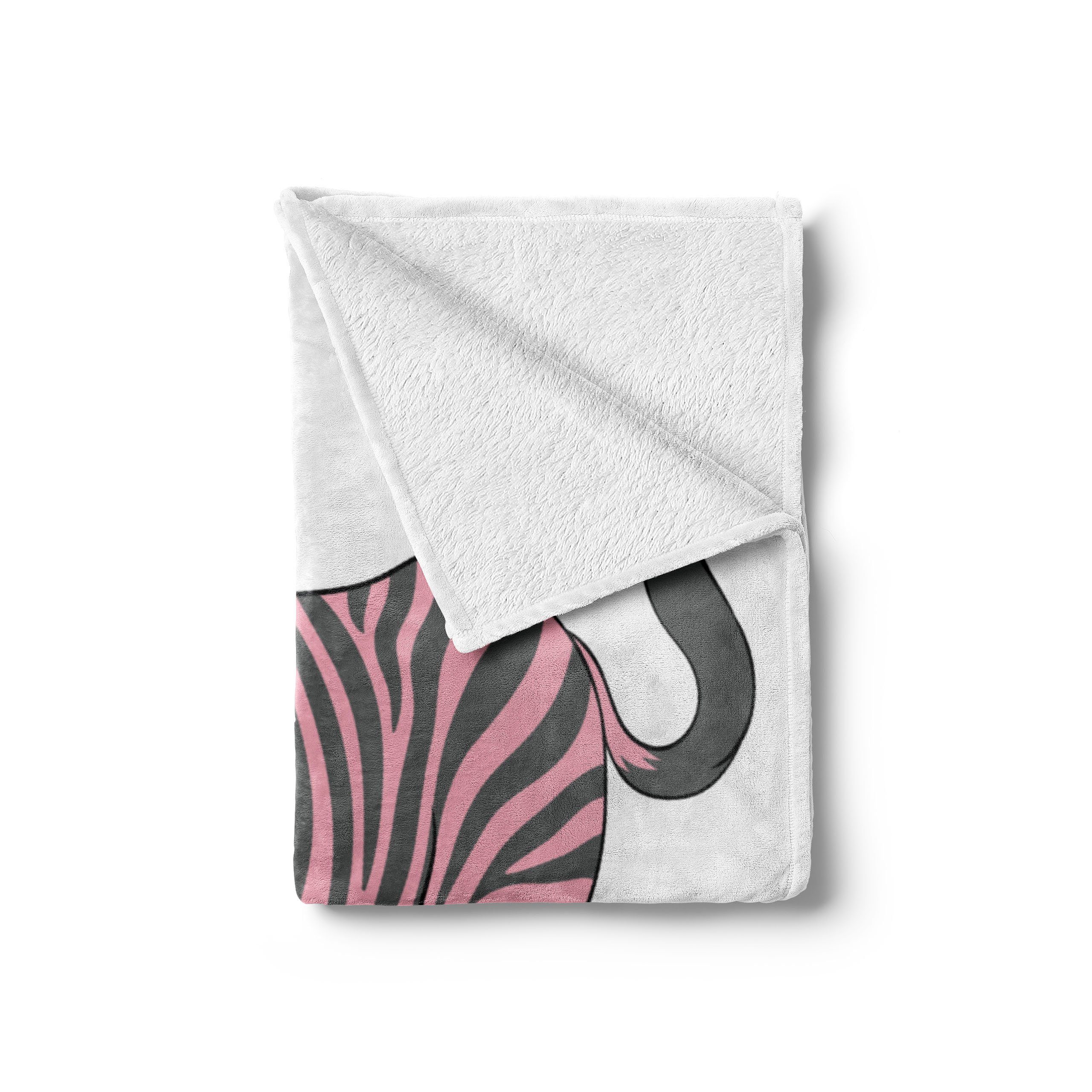 Plüsch rosa Baby-Tiertier Wohndecke den Gemütlicher Innen- Abakuhaus, für Zebra Außenbereich, und