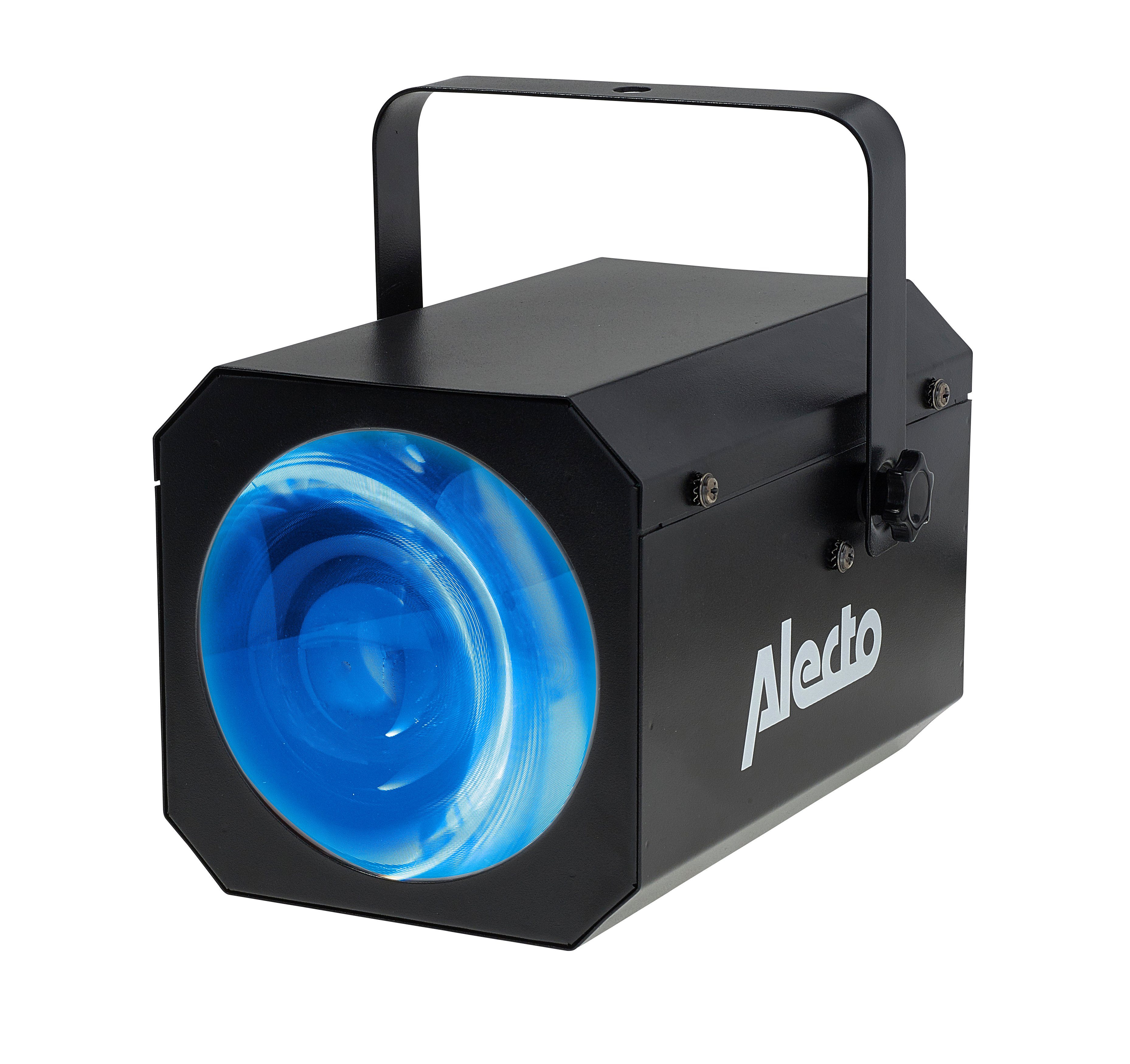 Alecto LED Discolicht LE-180, Stroboskop- und Farbeffekte einstellbar, Dynamischer Strahleneffekt, Blau,Grün,Rot,Weiß