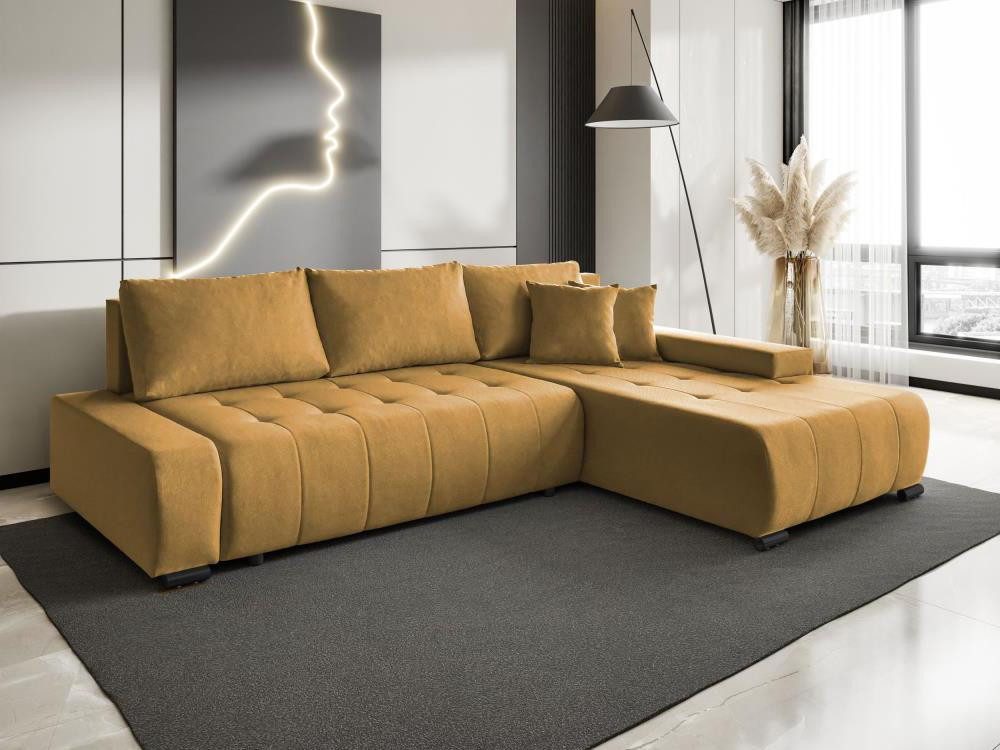 Beautysofa Ecksofa DRACO mit Schlaffunktion und günstig online kaufen