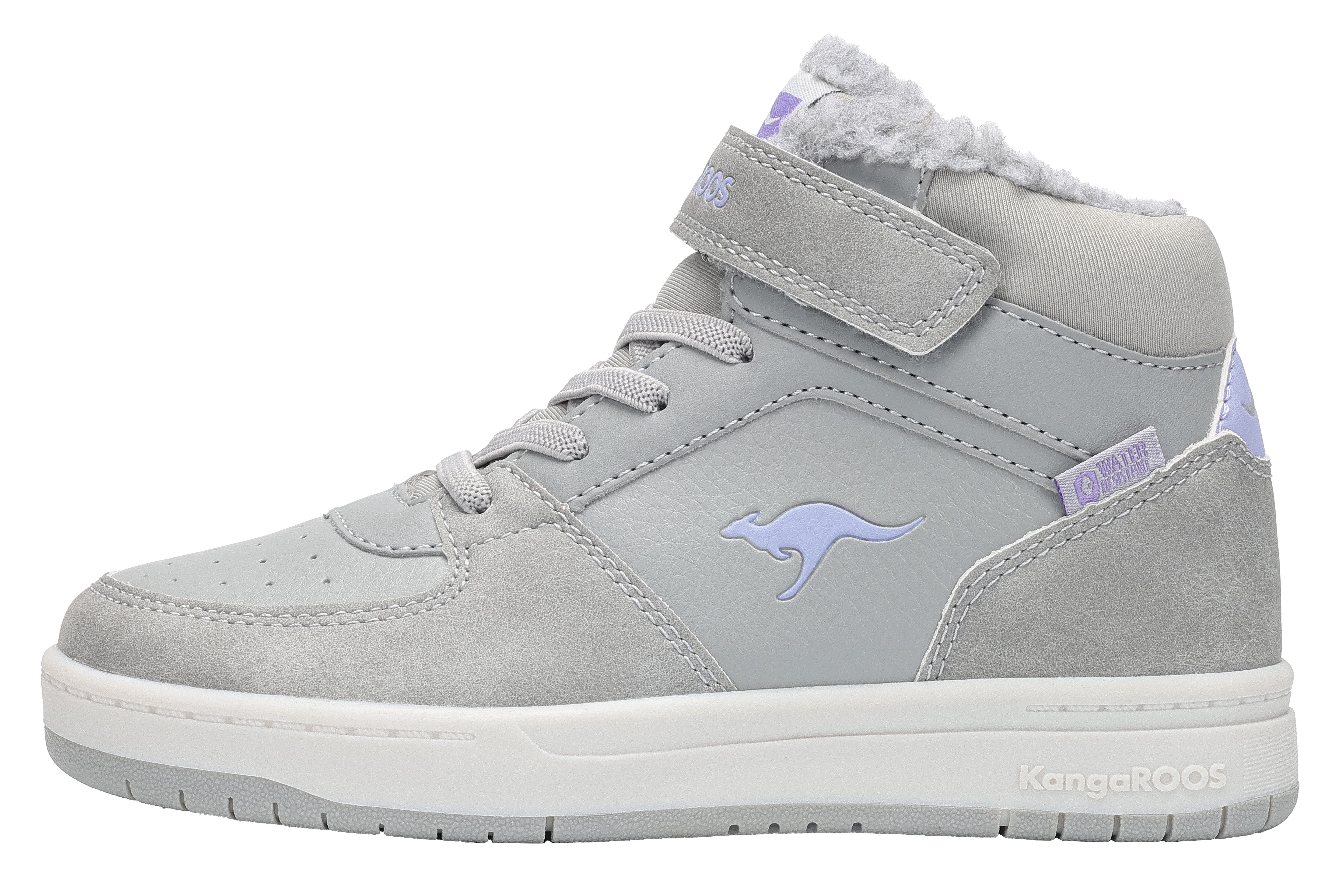 KangaROOS K-CP Bound Mid EV Sneaker (für Kinder & Jugendliche) Wasserabweisend, Warmfutter,Winterschuhe, Schnürboots, Sneakerboots