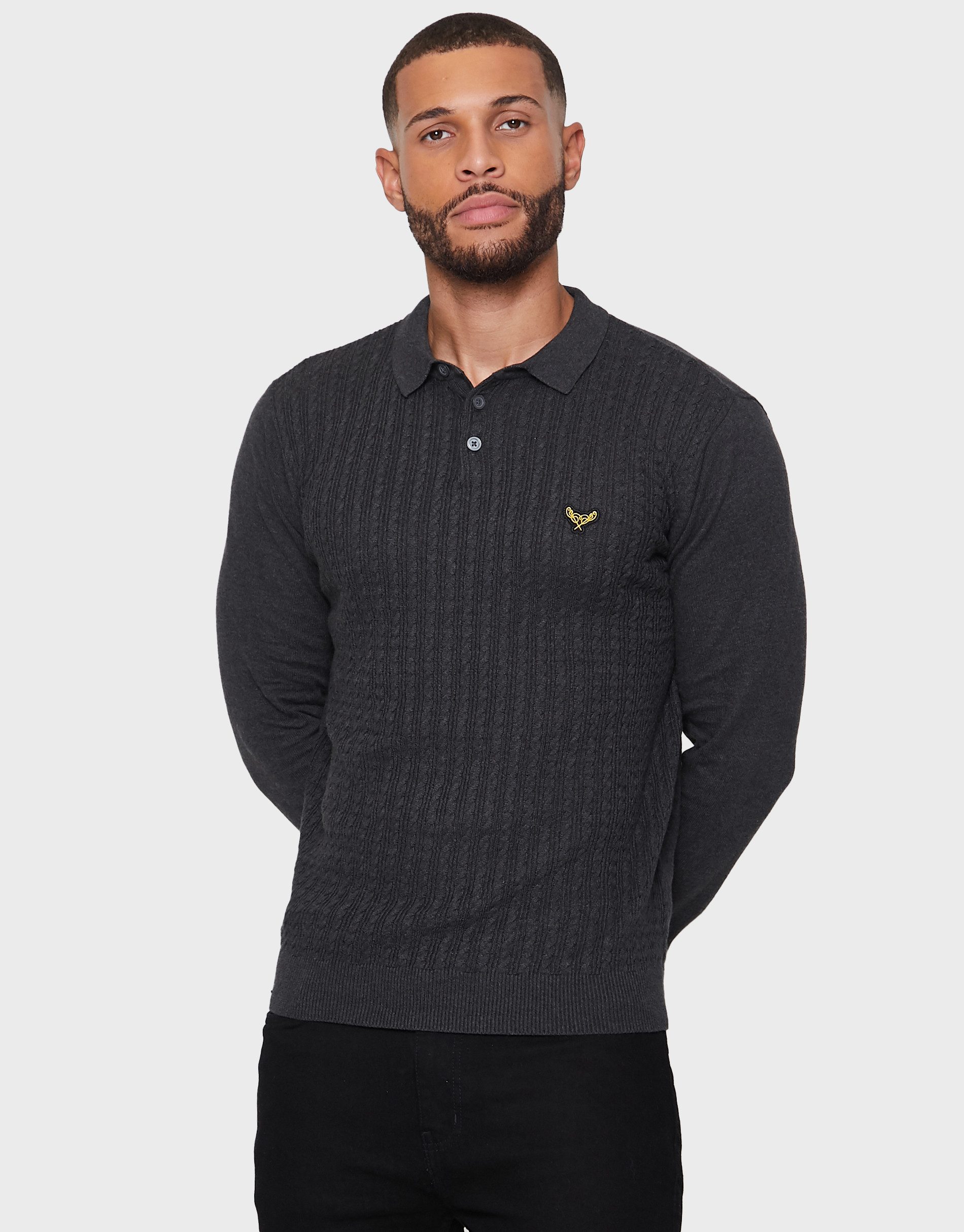 Threadbare Langarmshirt Polo Caesar (1-tlg) mit günstig online kaufen