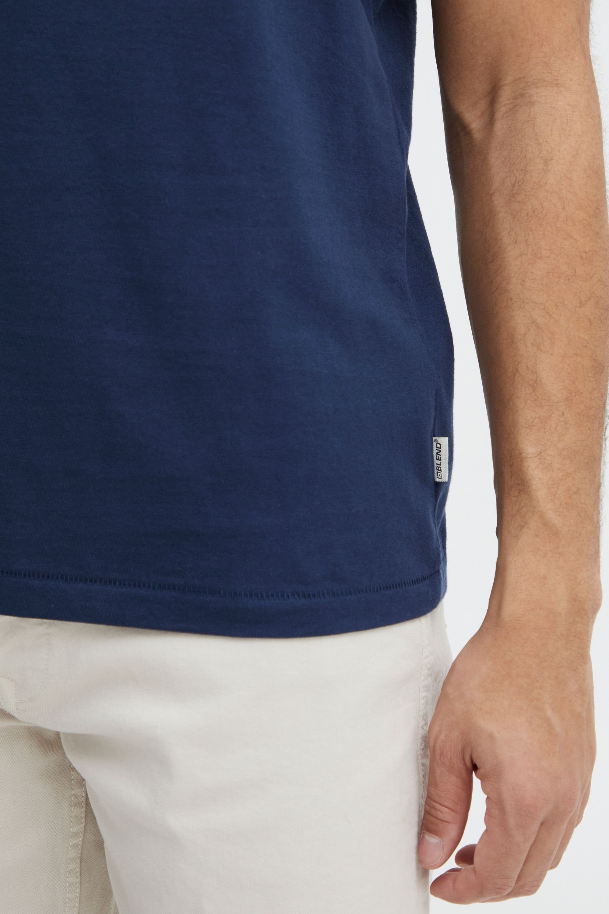 Blend T-Shirt BHTee (1-tlg) Klassisches T-Shirt mit Rundhalsausschnitt