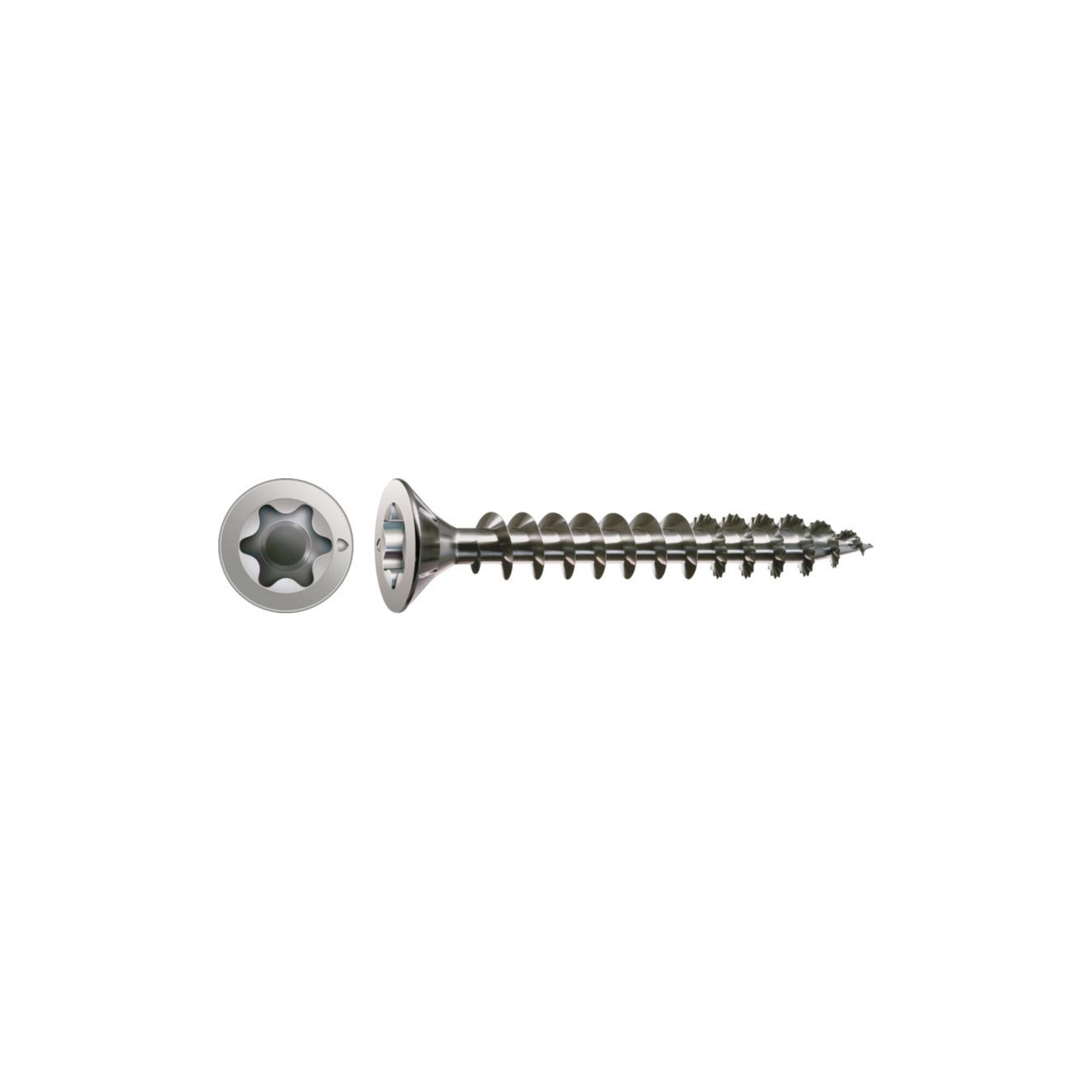 SPAX Schraube Spax Edelstahl 3 x 12 mm Senkkopf T-STAR plus Vollgewinde S-Spitze Ede