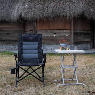 EBUY Klappstuhl Hochwertiger Stuhl mit verstellbarer Rückenlehne
