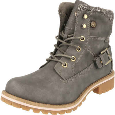 Jane Klain 252-353 Damen Schuhe Winter Stiefel Tex Сапоги на шнуровке Dk.Grey Reißv. Сапоги на шнуровке