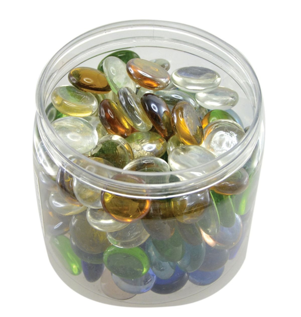 AVANTGARDE Bastelperlen Glasnuggets transparent, (1-tlg)