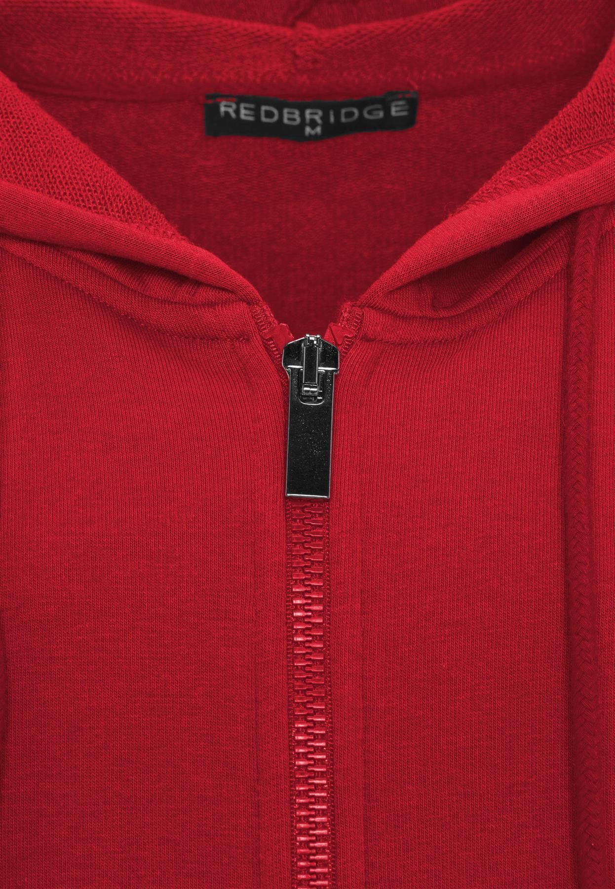RedBridge Kapuzensweatjacke Kapuzensweatjacke mit Reißverschluss und Kängurutaschen – Bild 4 von 5