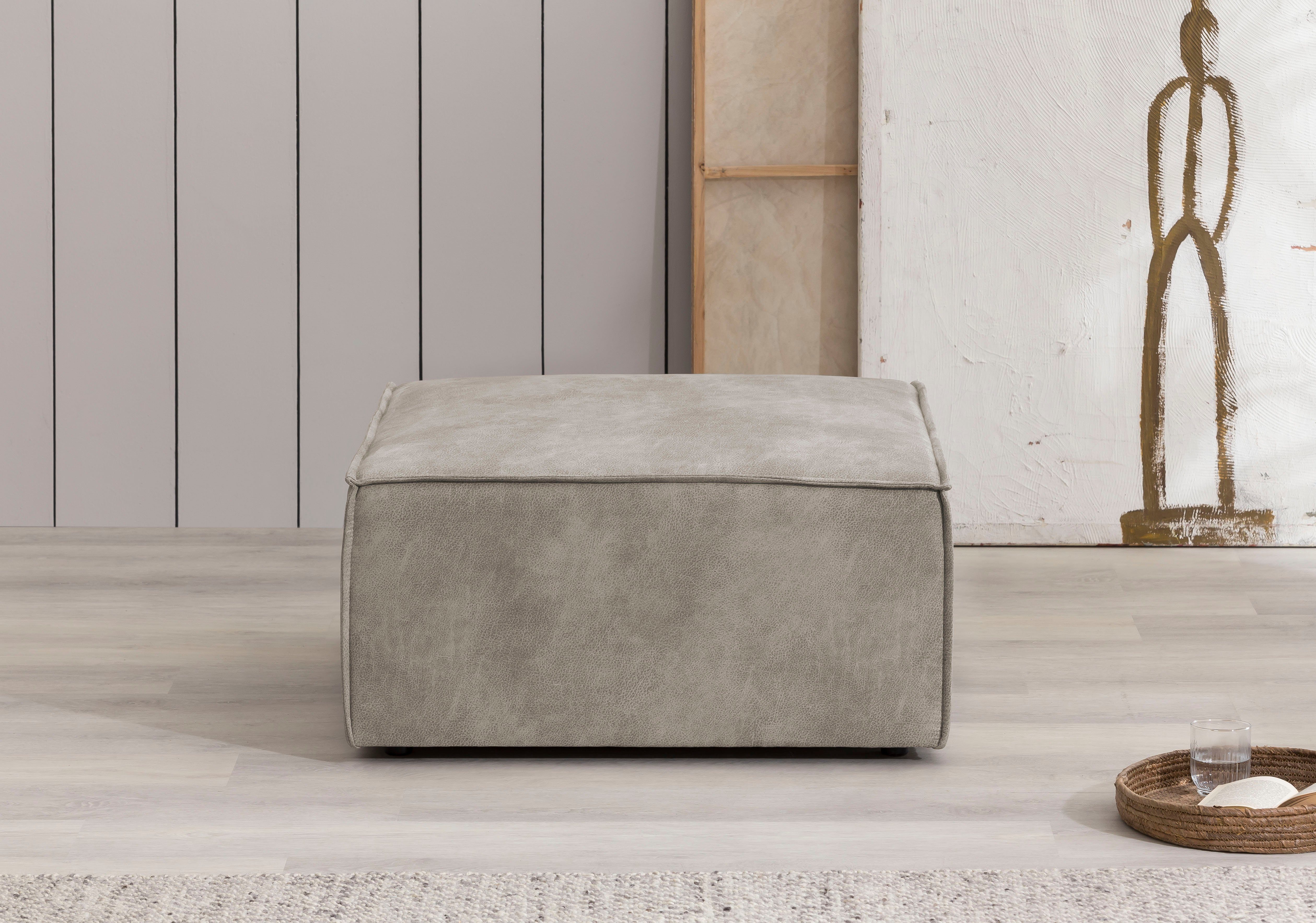 Home affaire Hocker SHERWOOD, Hocker quadratisch, günstig online kaufen