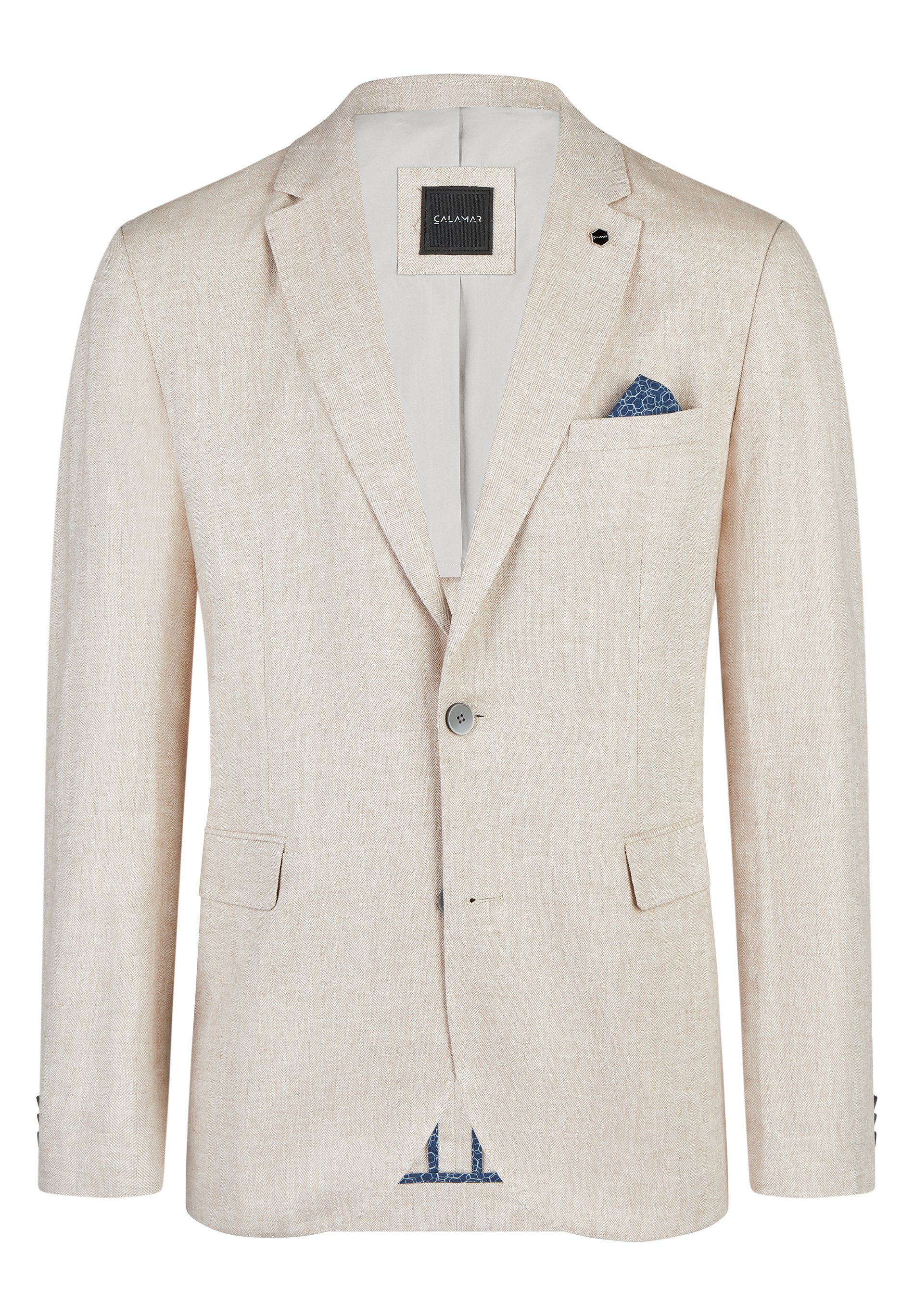 Calamar Sakko Sakko Leinen Herringbone