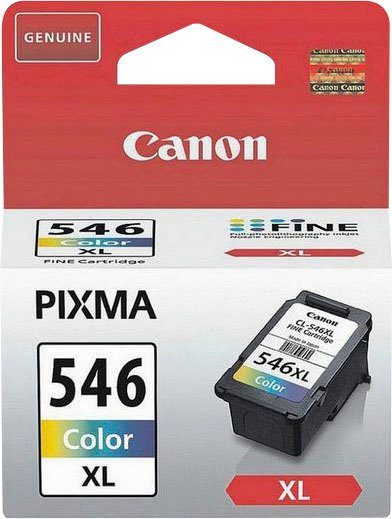 Canon PG-546XL Tintenpatrone (Original Druckerpatrone XL, 3-farbig cyan, magenta, gelb)