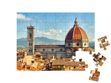 puzzleYOU Puzzle Duomo Santa Maria Del Fiore in Florenz, Italien, 48 Puzzleteile, puzzleYOU-Kollektionen Kathedrale von Florenz