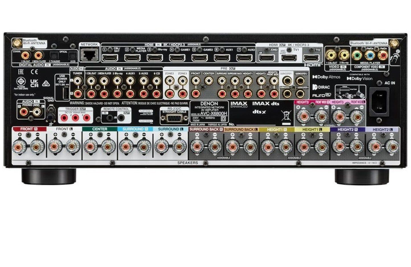 Denon AVC-X6800H AV-Receiver