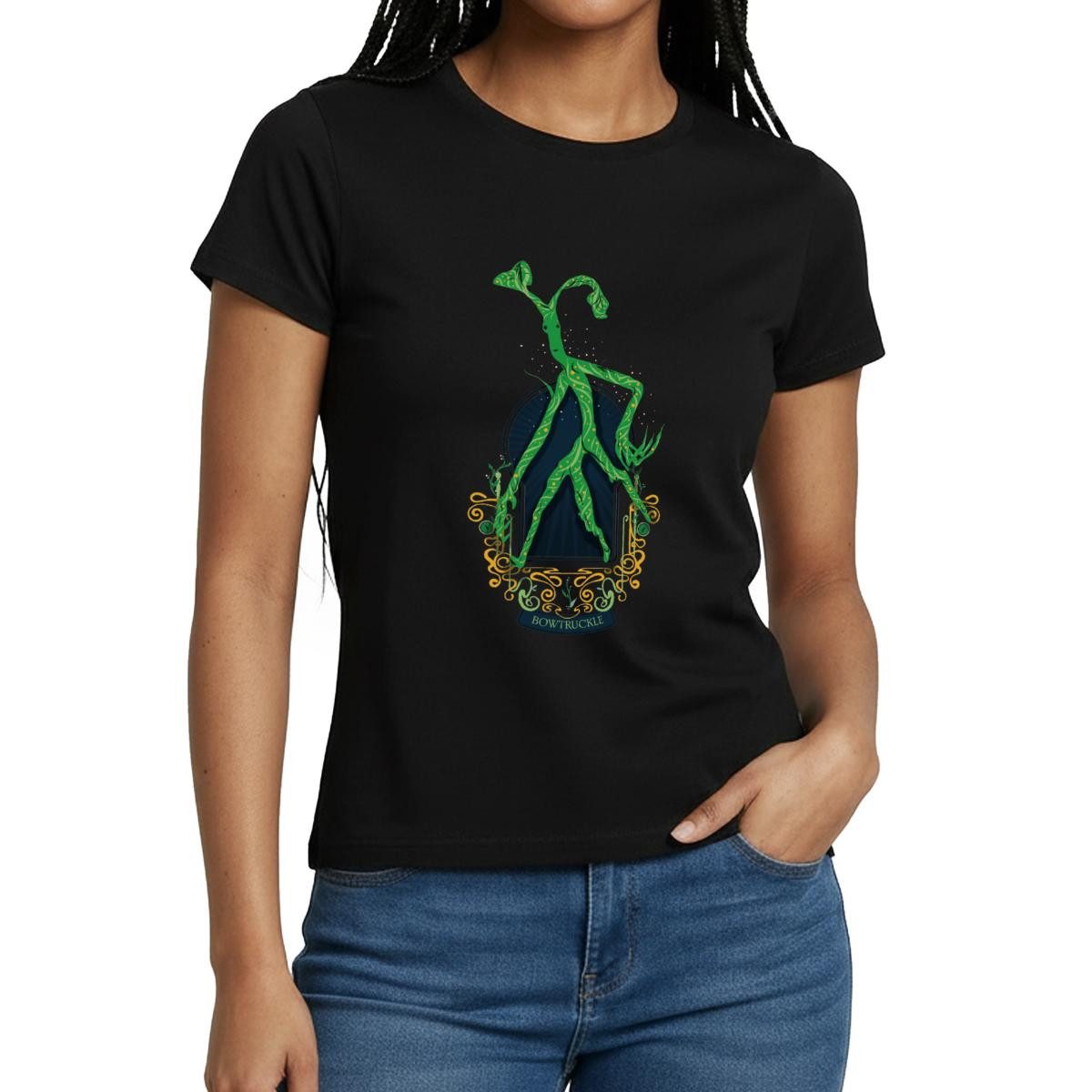 T-Shirt Phantastische Tierwesen Bowtruckle Frauen T-Shirt