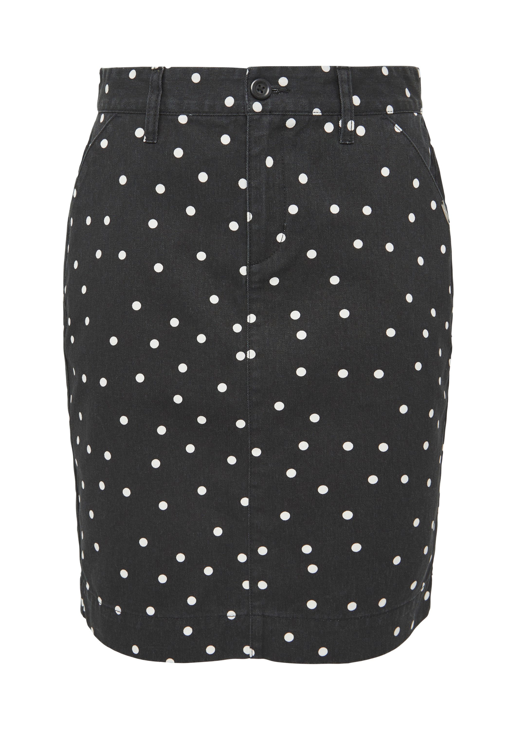 QS Minirock Rock Pencilskirt mit All-over-Print