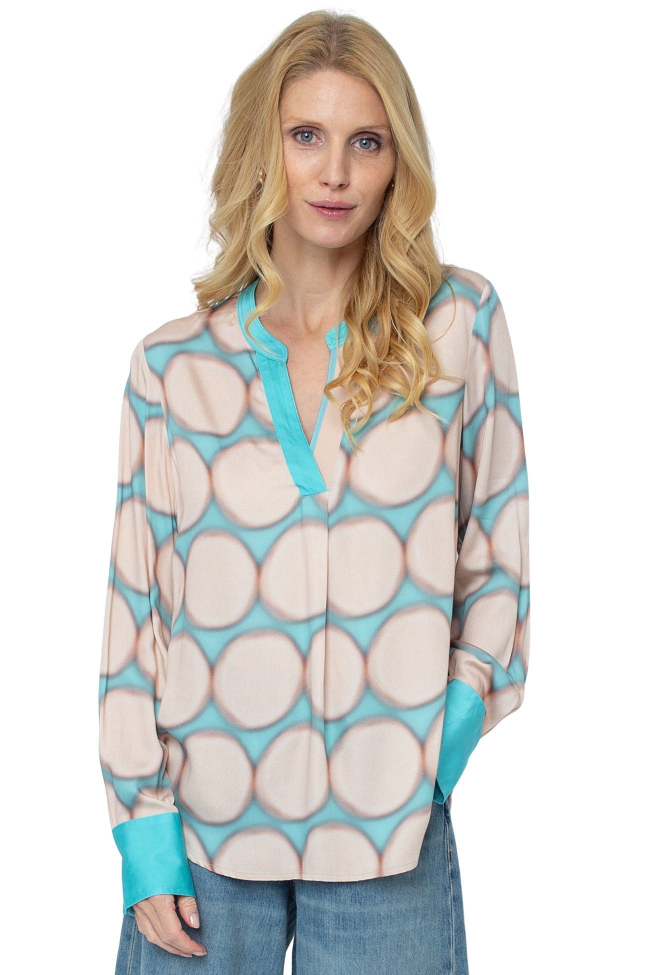 Emily Van Den Bergh Schlupfbluse Damenbluse 8619-710