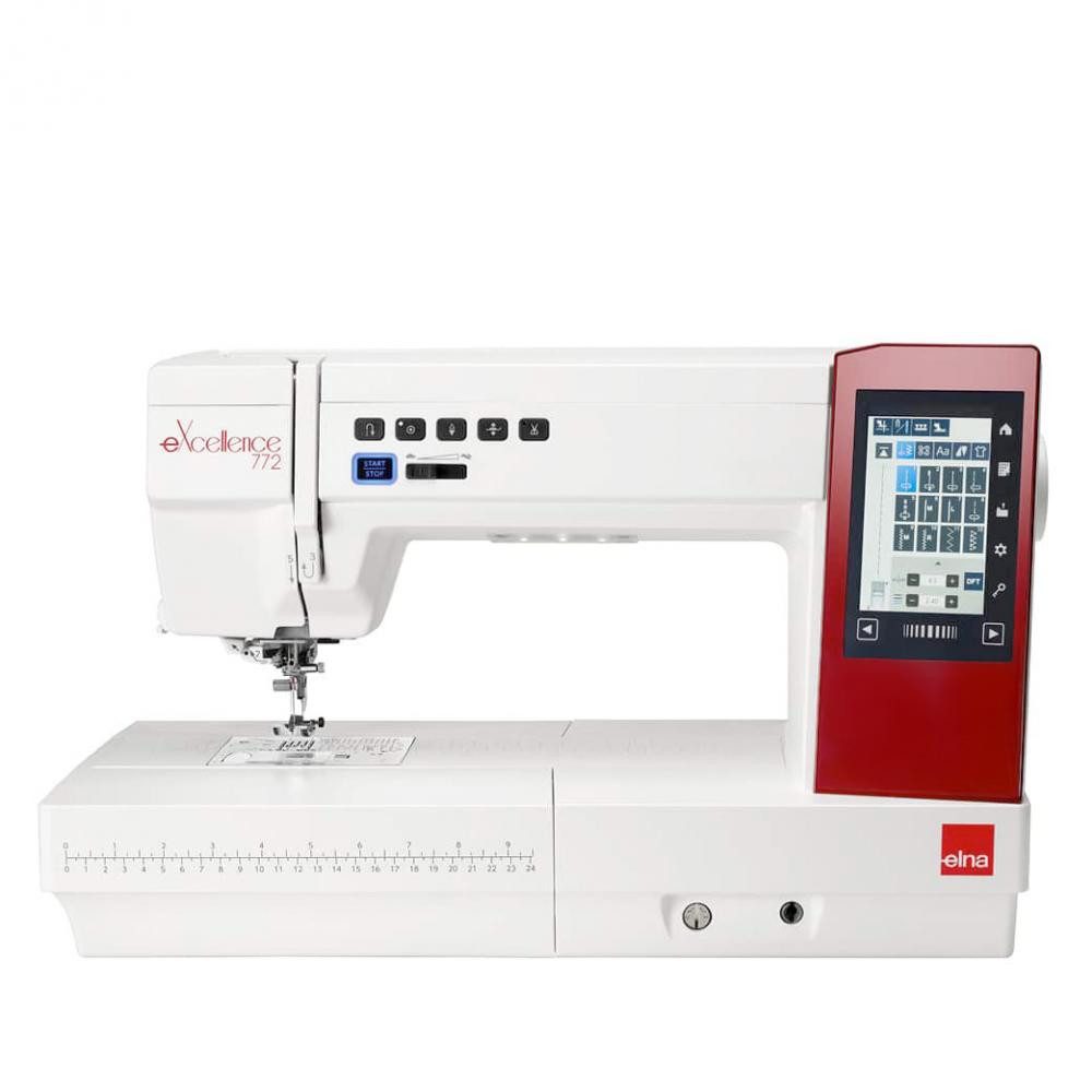 Elna Nähmaschine - 772 eXcellence Nähcomputer XL inkl. Zubehör Kit