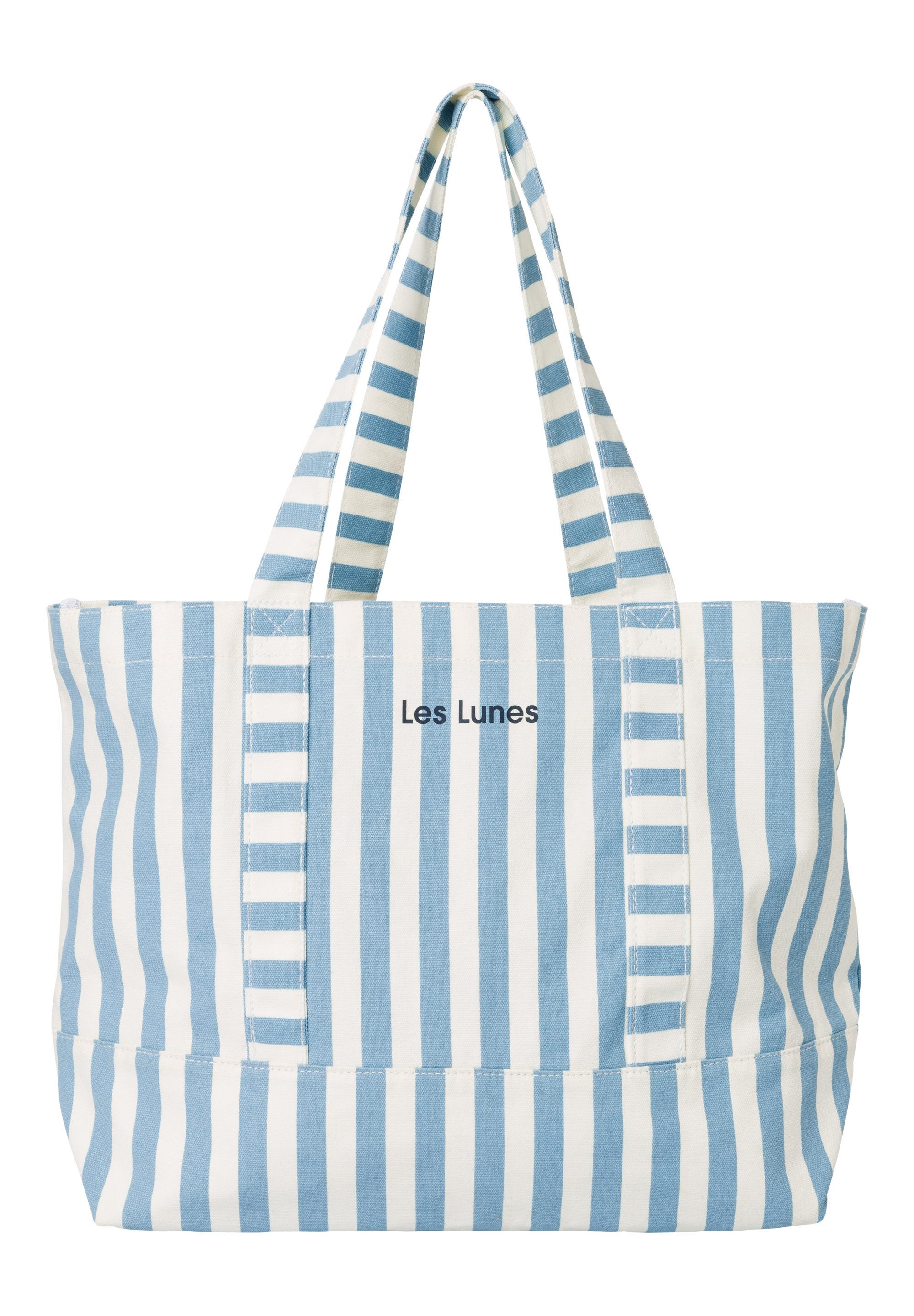 Les Lunes Сумки для покупок SOLEAA Bag Canvas Style, Strandtasche, gestreift, Сумки для покупок, Tote, griffiger Canvas Stil
