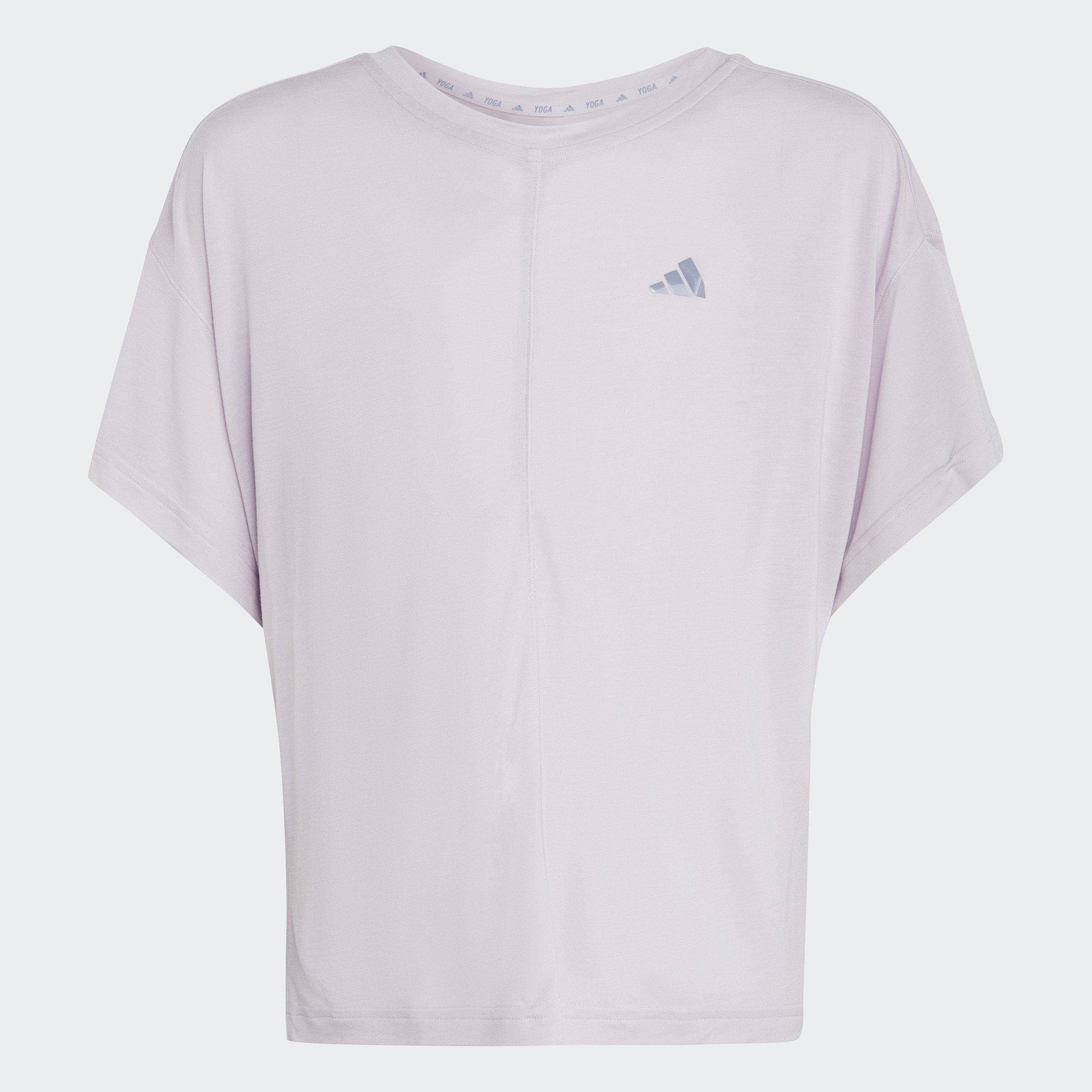 LOOSE YOGA adidas Sportswear T-Shirt Silver AEROREADY Dawn