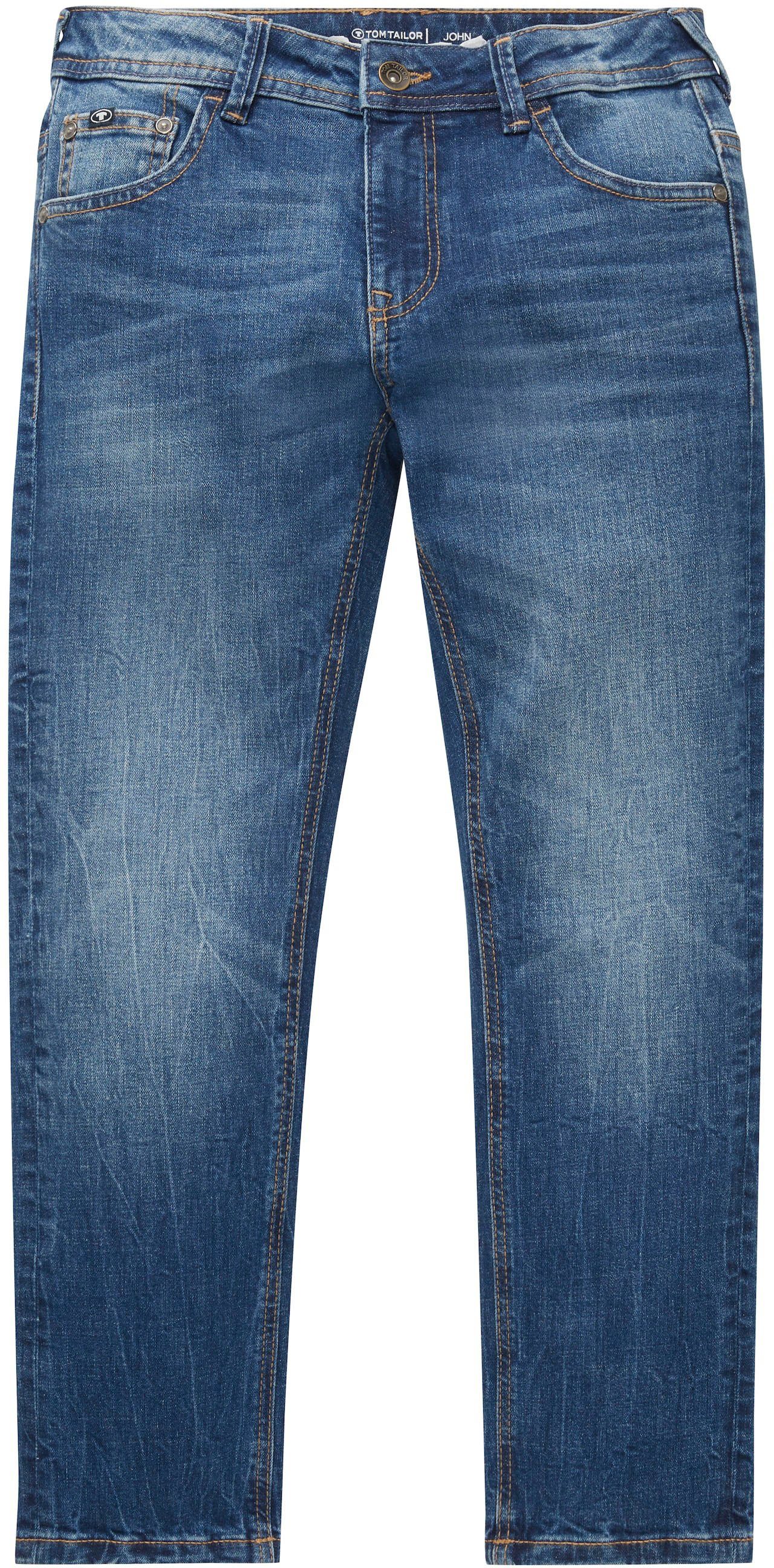 TOM TAILOR 5-Pocket-Jeans JOHN mit starker Waschung