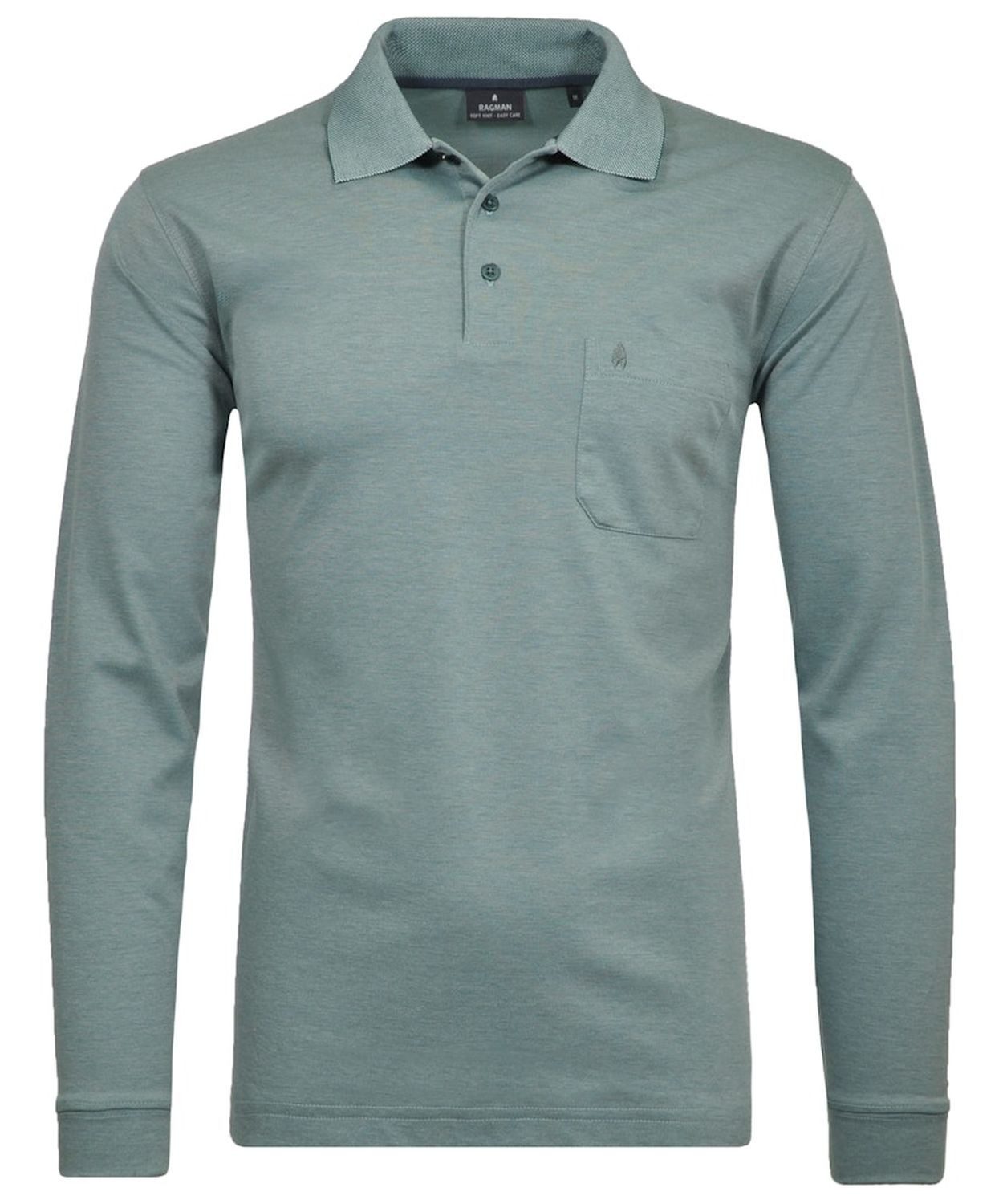 RAGMAN Langarm-Poloshirt Softknit langarm günstig online kaufen