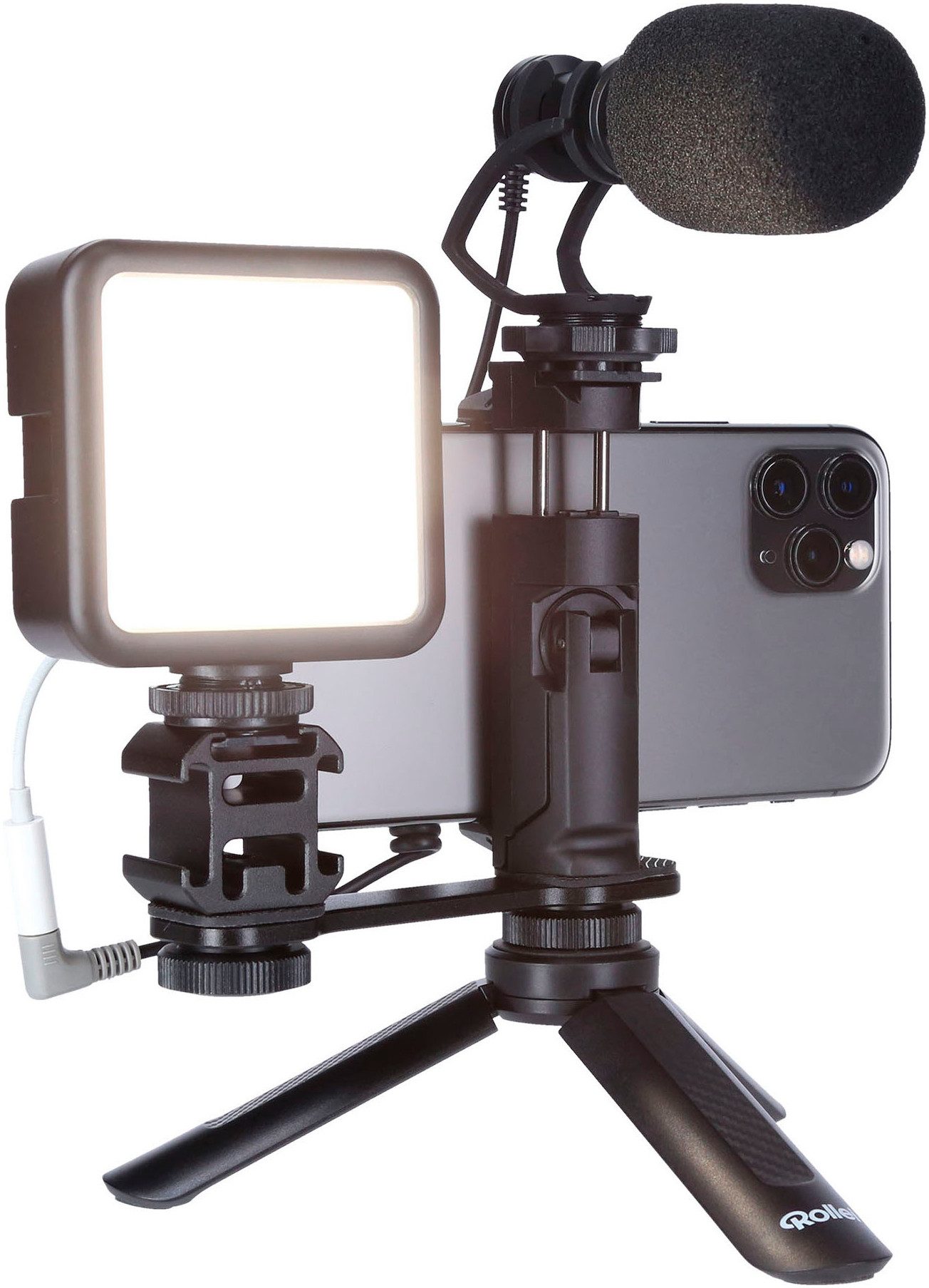 Rollei 9s Plus Action Cam (4K Ultra HD, WLAN (Wi-Fi), Rollei Monkey Pod-Set)