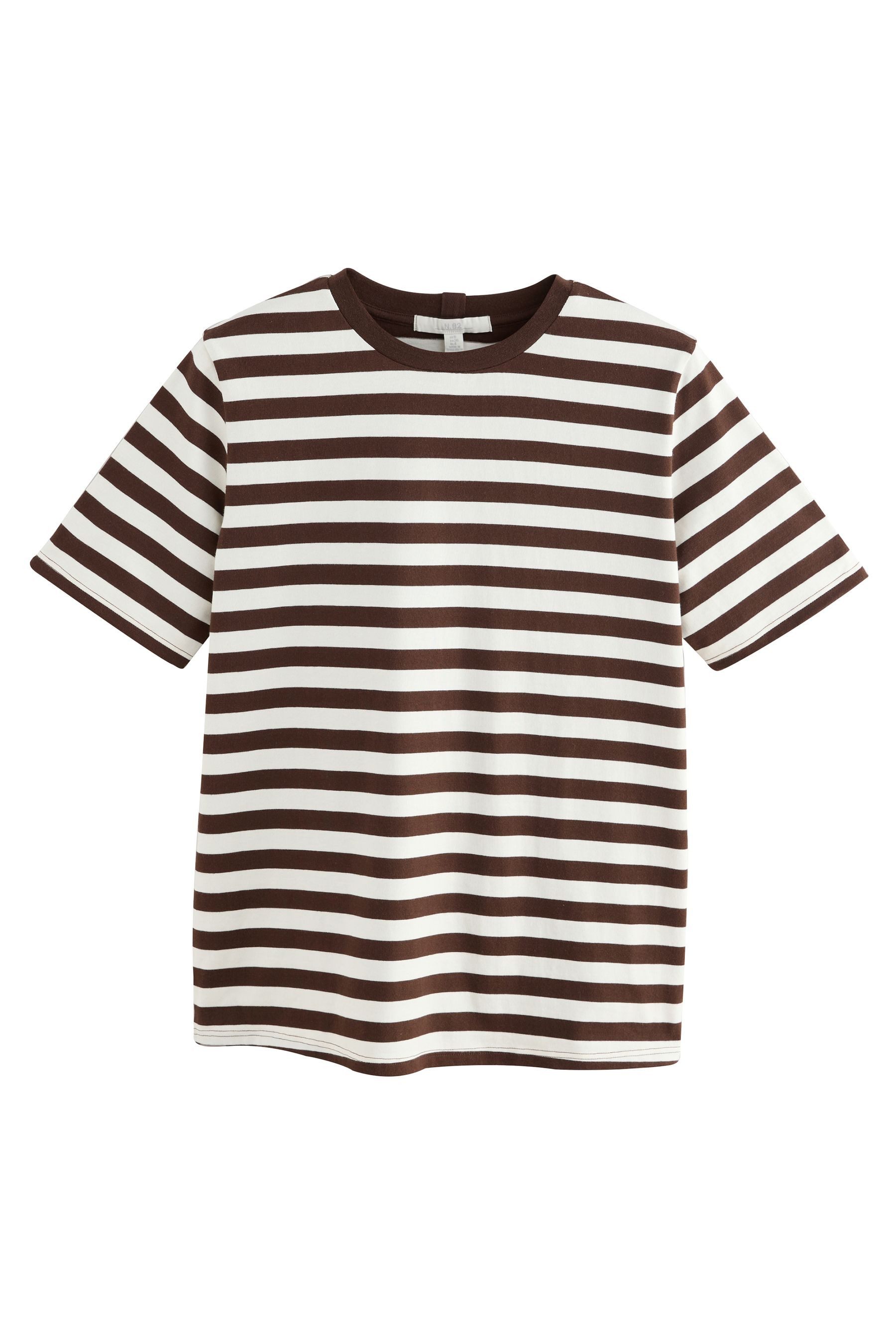Next T-Shirt Schweres T-Shirt mit Provence-Grafik günstig online kaufen