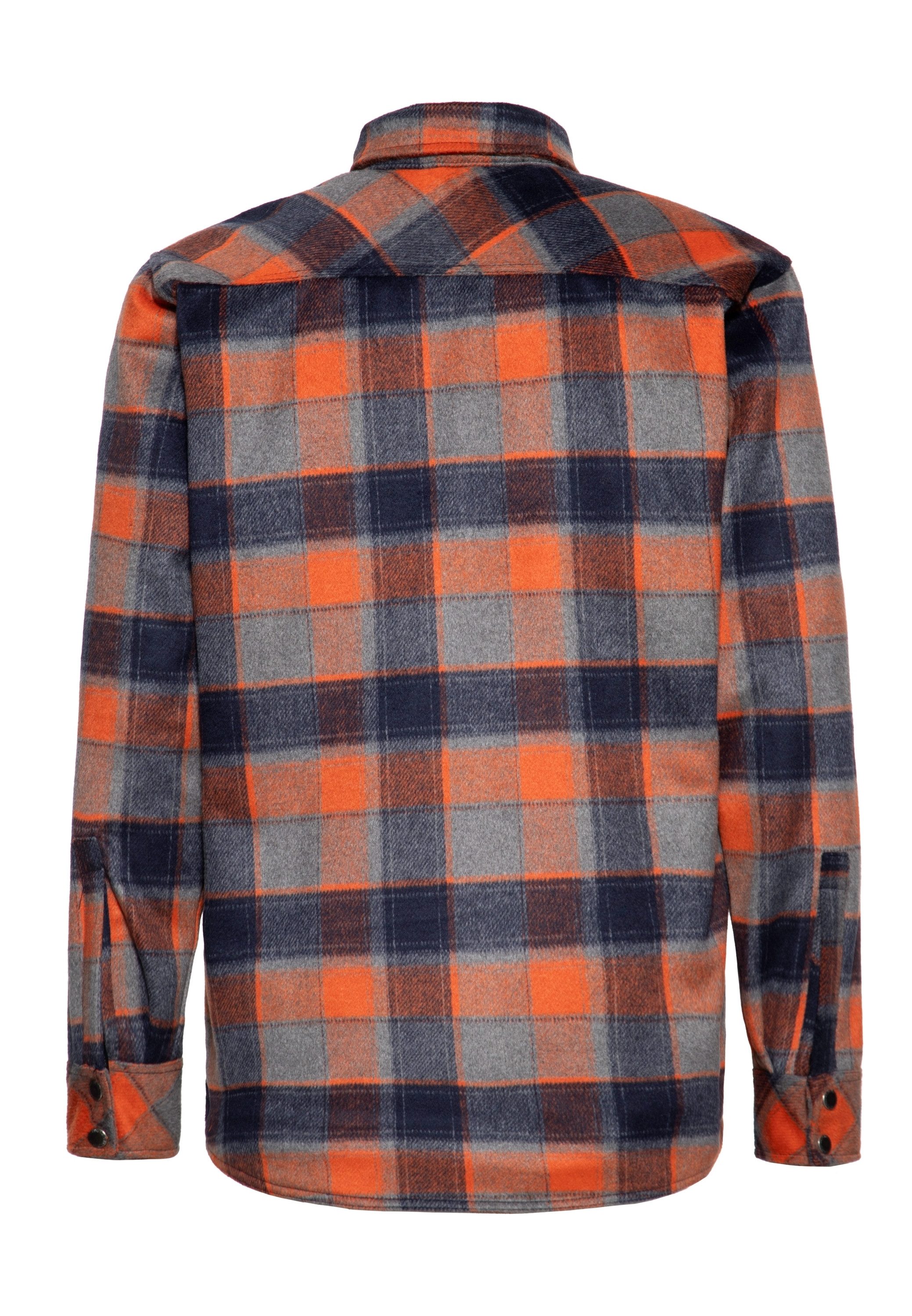 KingKerosin Kurzarmhemd mit Karo Optik