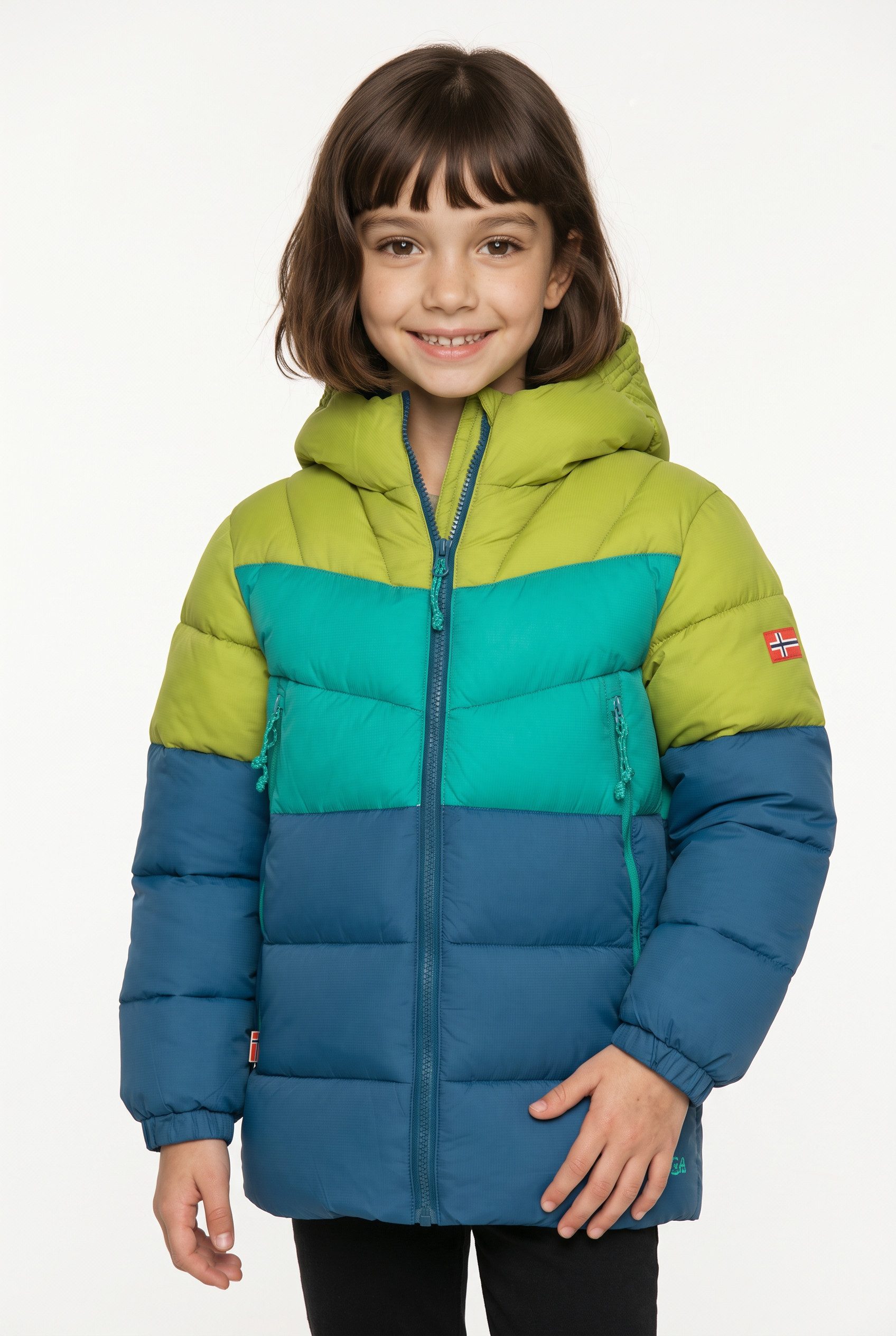 TROLLKIDS Winterjacke KIDS KIRKENES JACKET sportlich, aus Polyamid und Polyester, mit robustem Ripstop-Material