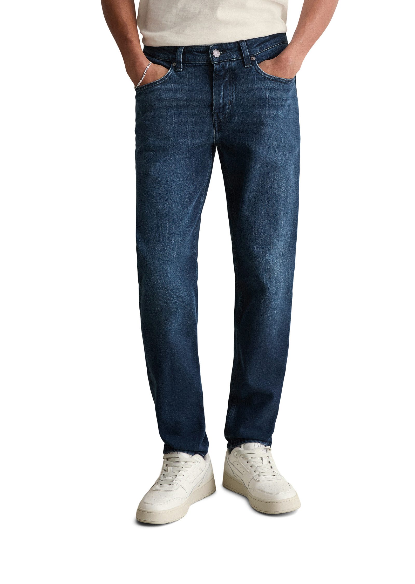 Marc O'Polo DENIM Tapered-fit-Jeans aus Bio-Baumwoll-Mix günstig online kaufen
