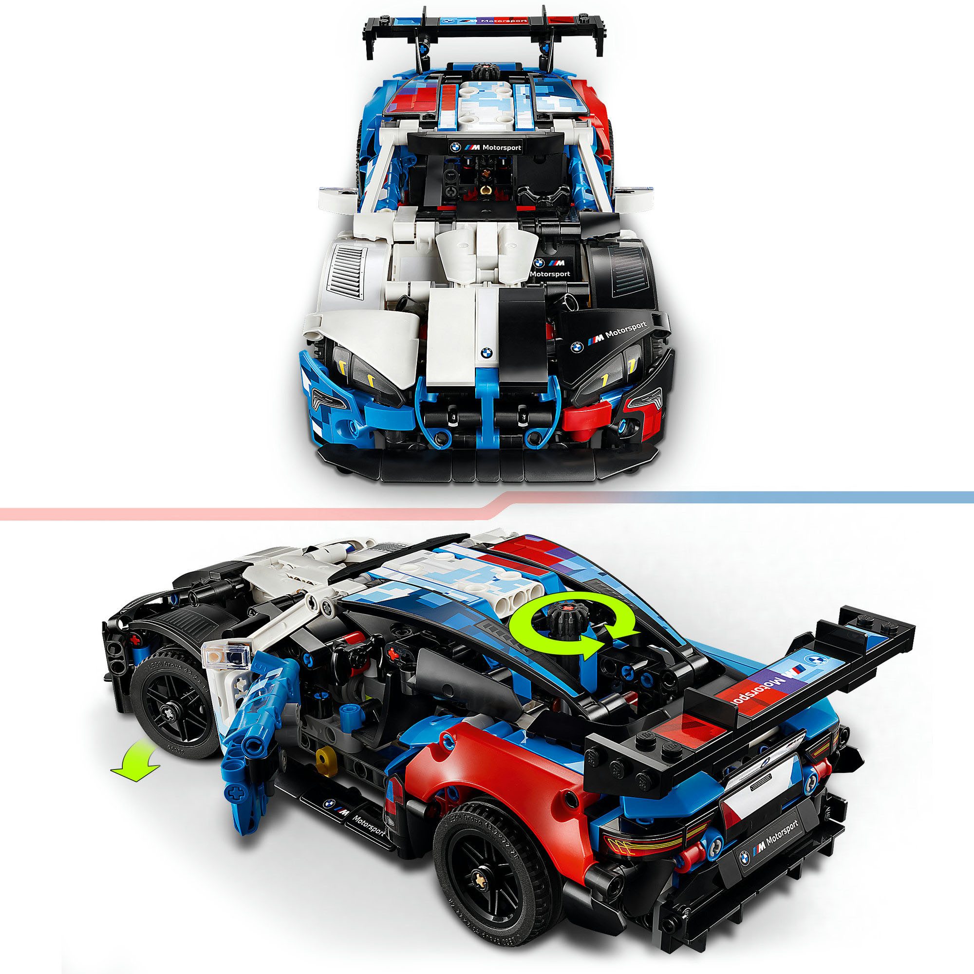 LEGO® BMW M4 GT3 EVO Rennwagen (42226), LEGO Technic Konstruktionsspielsteine, (747 St) – Bild 5 von 5