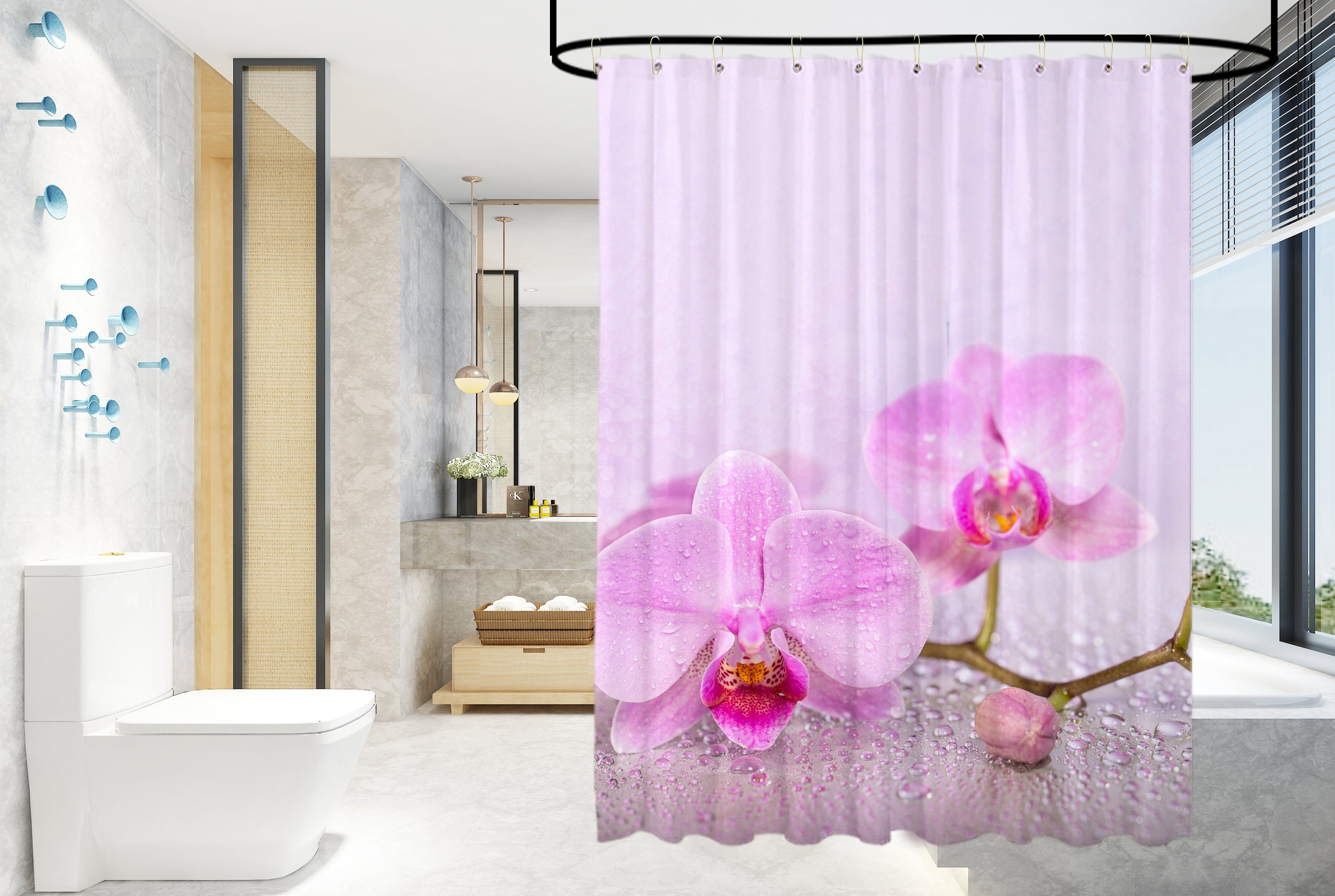 Sanilo Duschvorhang Blooming 180 x 200 günstig online kaufen